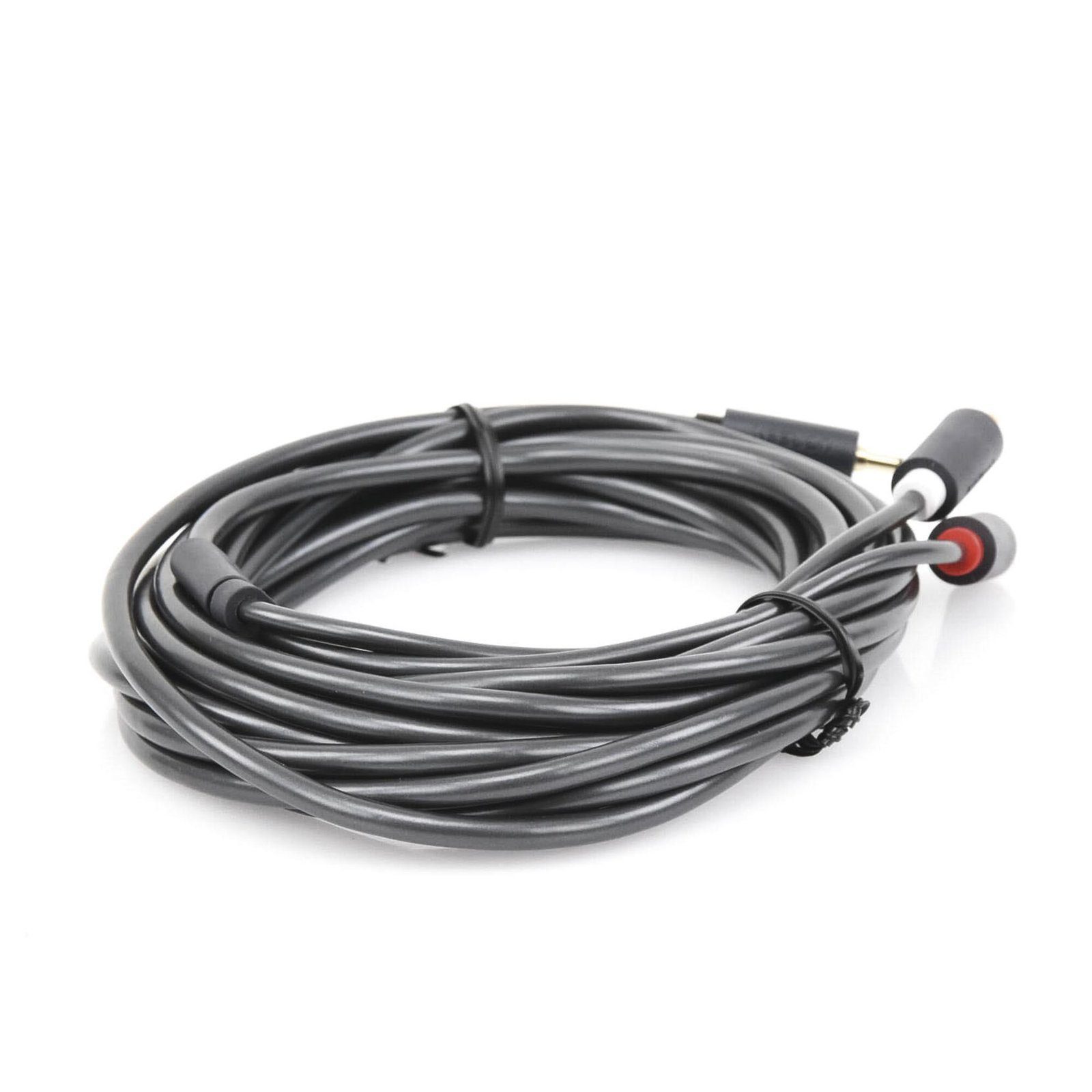 Cable Adaptador de 3.5mm Macho a 2 RCA Macho / 5 Metros / Color Gris / Blindaje Múltiple / ABS / Alta Calidad 10513 - UGREEN