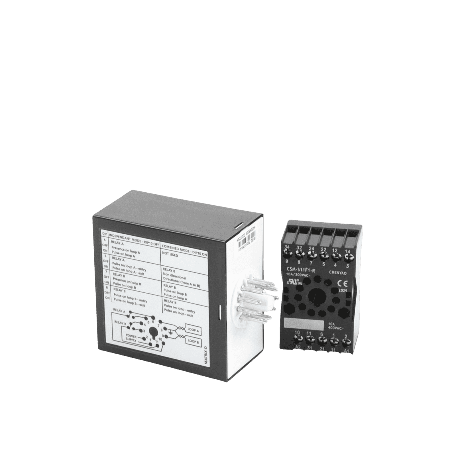 Sensor de masa para barreras de Dos Canales / Ideal para Accesos Vehiculares 10-MATRIX-D-1224 - BEA