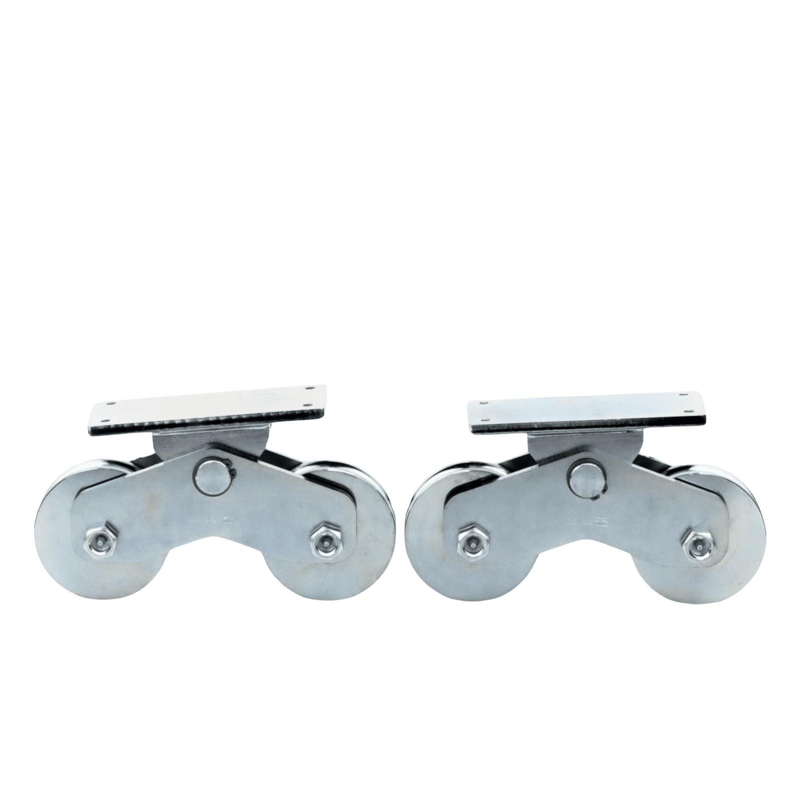 Rueda Doble de 12 cm / Capacidad Para Puertas de hasta 1200 kg / Canal Tipo “U” 1151-5641-001 - COMUNELLO