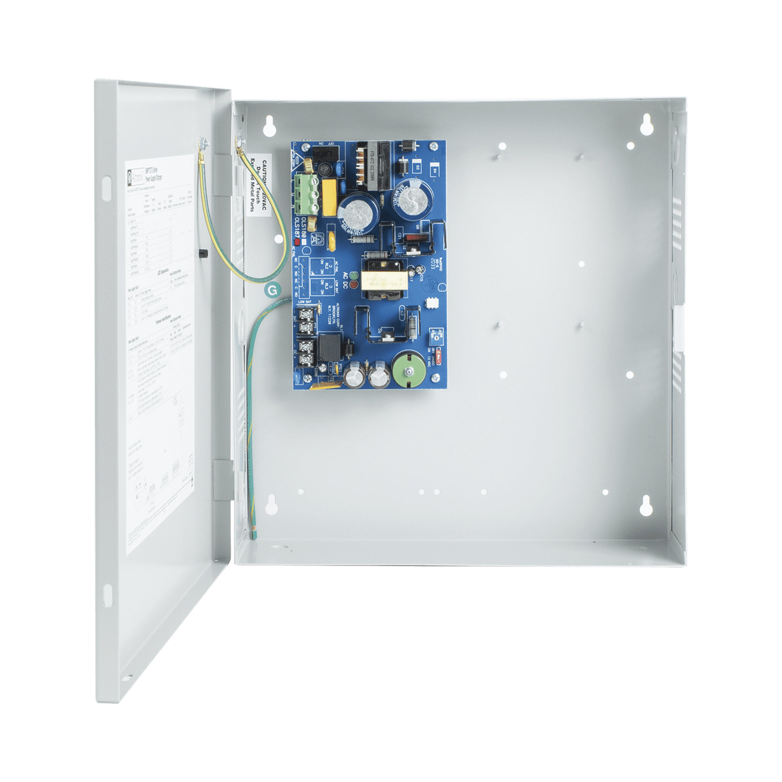 12 o 24 Vcc @ 6 Amp. / fuente de alimentación / 1 salida / capacidad de baterías de respaldo / requieren baterías SMP7CTX - ALTRONIX