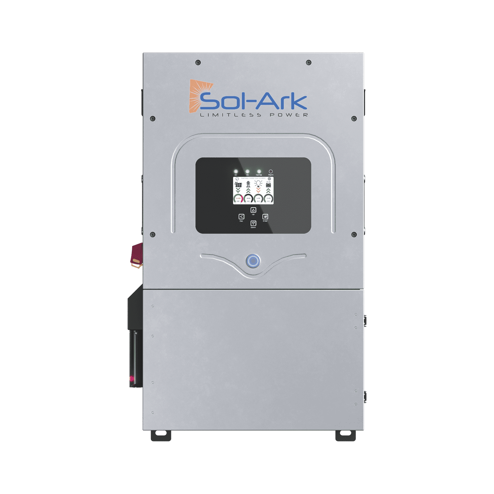 Inversor Hibrido SOL-ARK, 12 Kw, 220 Vcc, Fase Dividida, WIFI incluido, IP65, Entrada de Baterías a 48 Vcc 12K2P - SOL-ARK