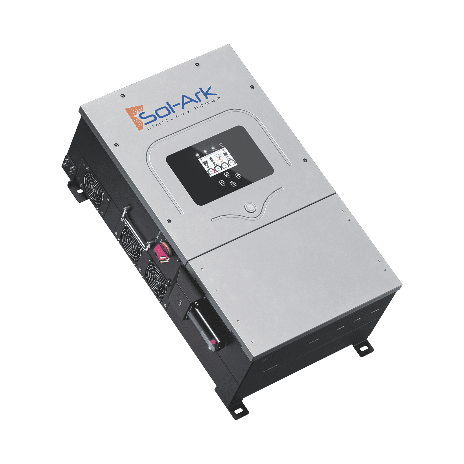 Inversor Hibrido SOL-ARK, 12 Kw, 220 Vcc, Fase Dividida, WIFI incluido, IP65, Entrada de Baterías a 48 Vcc 12K2P - SOL-ARK