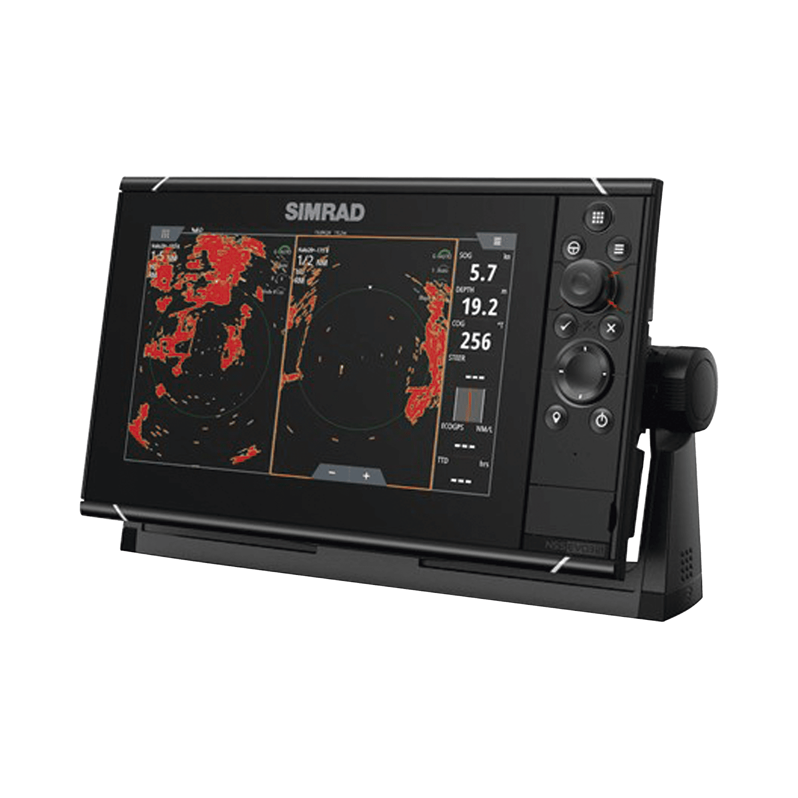 Pantalla de navegación NSS9 Evo3S, integra una ecosonda de 1 kW de potencia, receptor GPS de máxima sensibilidad, y conectividad inalámbrica. 000-15405-001 - SIMRAD