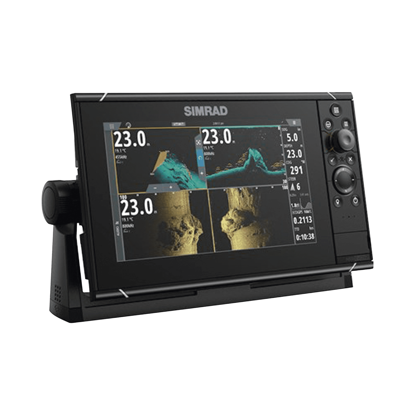 Pantalla de navegación NSS9 Evo3S, integra una ecosonda de 1 kW de potencia, receptor GPS de máxima sensibilidad, y conectividad inalámbrica. 000-15405-001 - SIMRAD