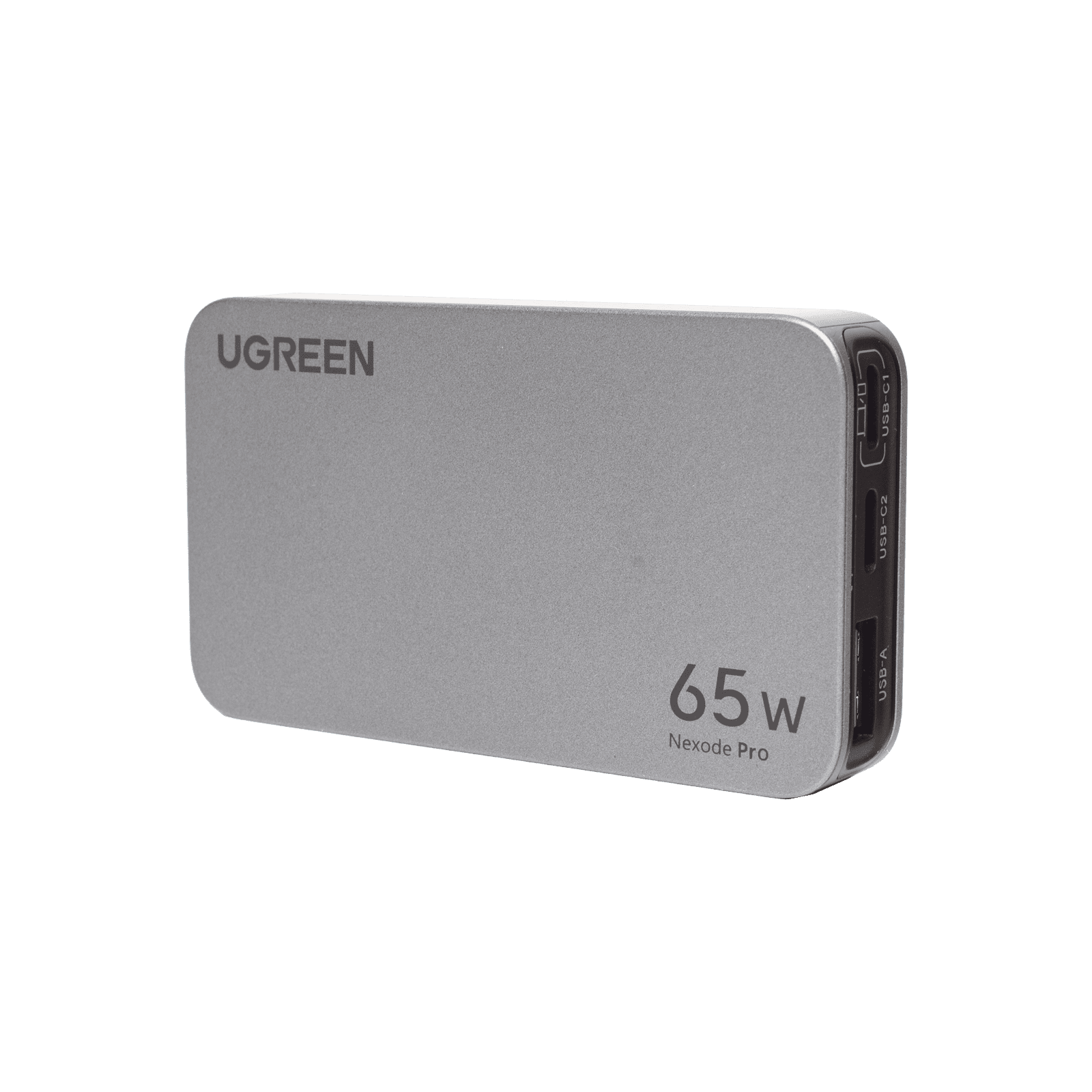 Cargador Ultra Slim 65W Nexode Pro| Diseño de Pared Plano | 3 Puertos de Carga Rápida | 2 USB-C | 1 USB-A | Tecnología GaNInfinity | PD3.1 de 65W / QC4.0 | Tecnología de Protección Térmica | Optimiza la Carga | Ca 15817 - UGREEN
