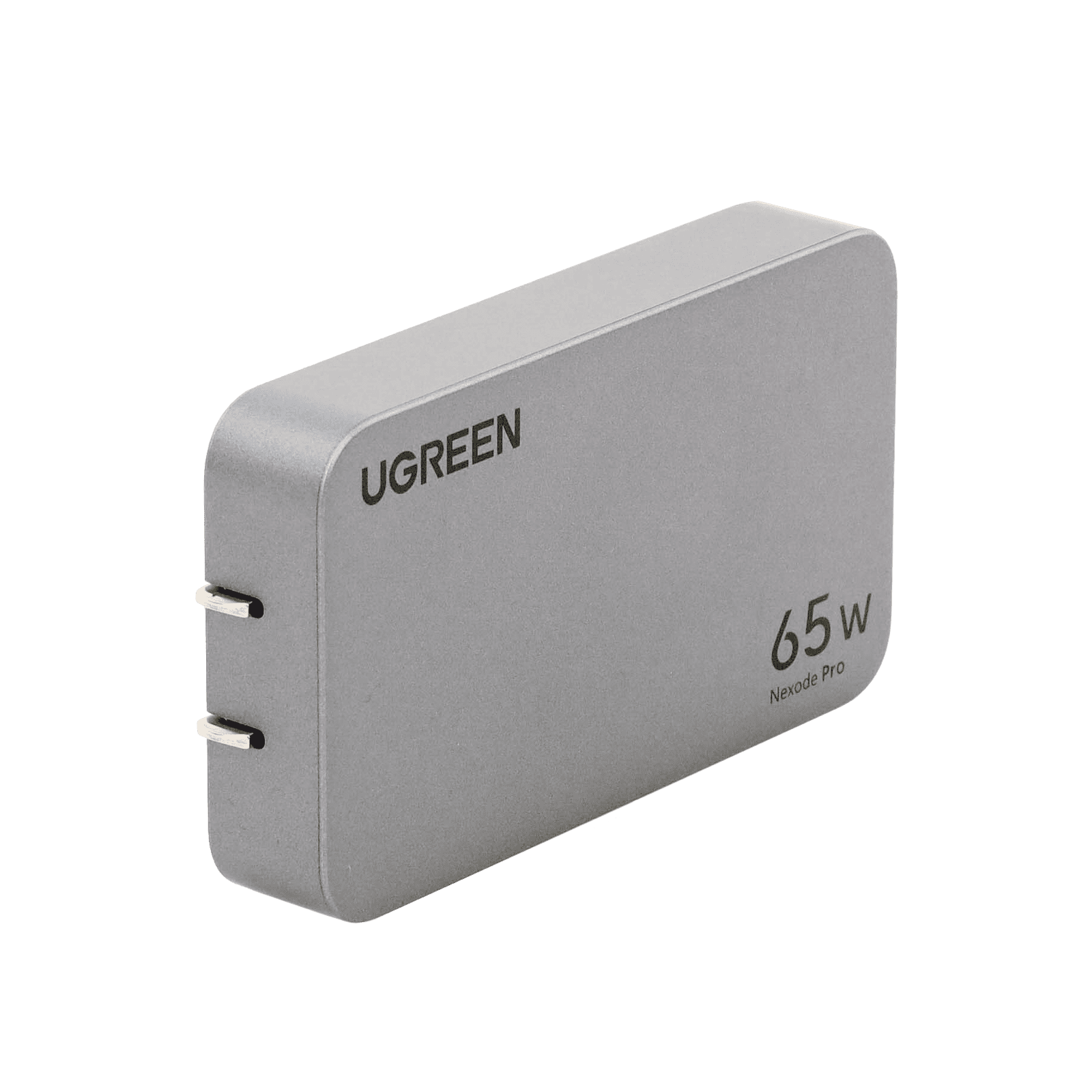 Cargador Ultra Slim 65W Nexode Pro| Diseño de Pared Plano | 3 Puertos de Carga Rápida | 2 USB-C | 1 USB-A | Tecnología GaNInfinity | PD3.1 de 65W / QC4.0 | Tecnología de Protección Térmica | Optimiza la Carga | Ca 15817 - UGREEN