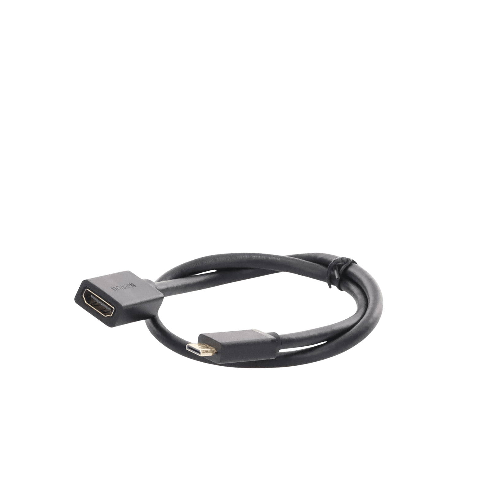 Adaptador Mini HDMI a HDMI (HDMI Tipo C) / 18Gbps / 4K@60Hz / HDR / Tecnología 3D / ARC / Carcasa PC+ABS / HDCP/ Longitud de 22 cm 15845 - UGREEN