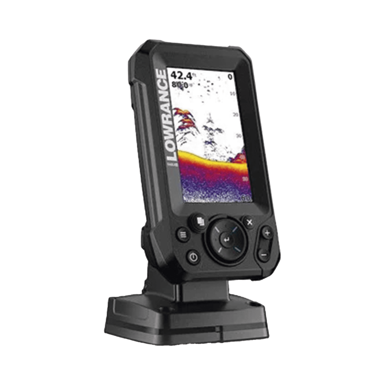 Eagle-4x Ecosonda en pantalla horizontal IPS de 4 pulgadas, incluye transductor tipo bala 000-16110-001 - LOWRANCE