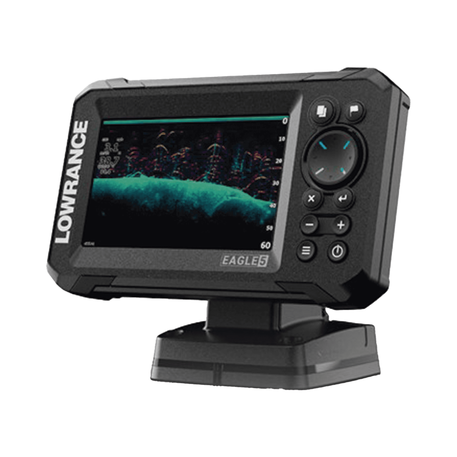 Eagle-5 ecosonda en pantalla horizontal IPS de 5 pulgadas, incluye transductor skimmer 50/200 kHz 000-16310-001 - LOWRANCE
