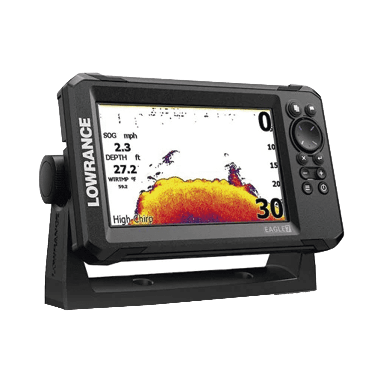 Eagle-7 ecosonda en pantalla horizontal IPS de 7 pulgadas, incluye transductor skimmer 50/200 kHz 000-16311-001 - LOWRANCE