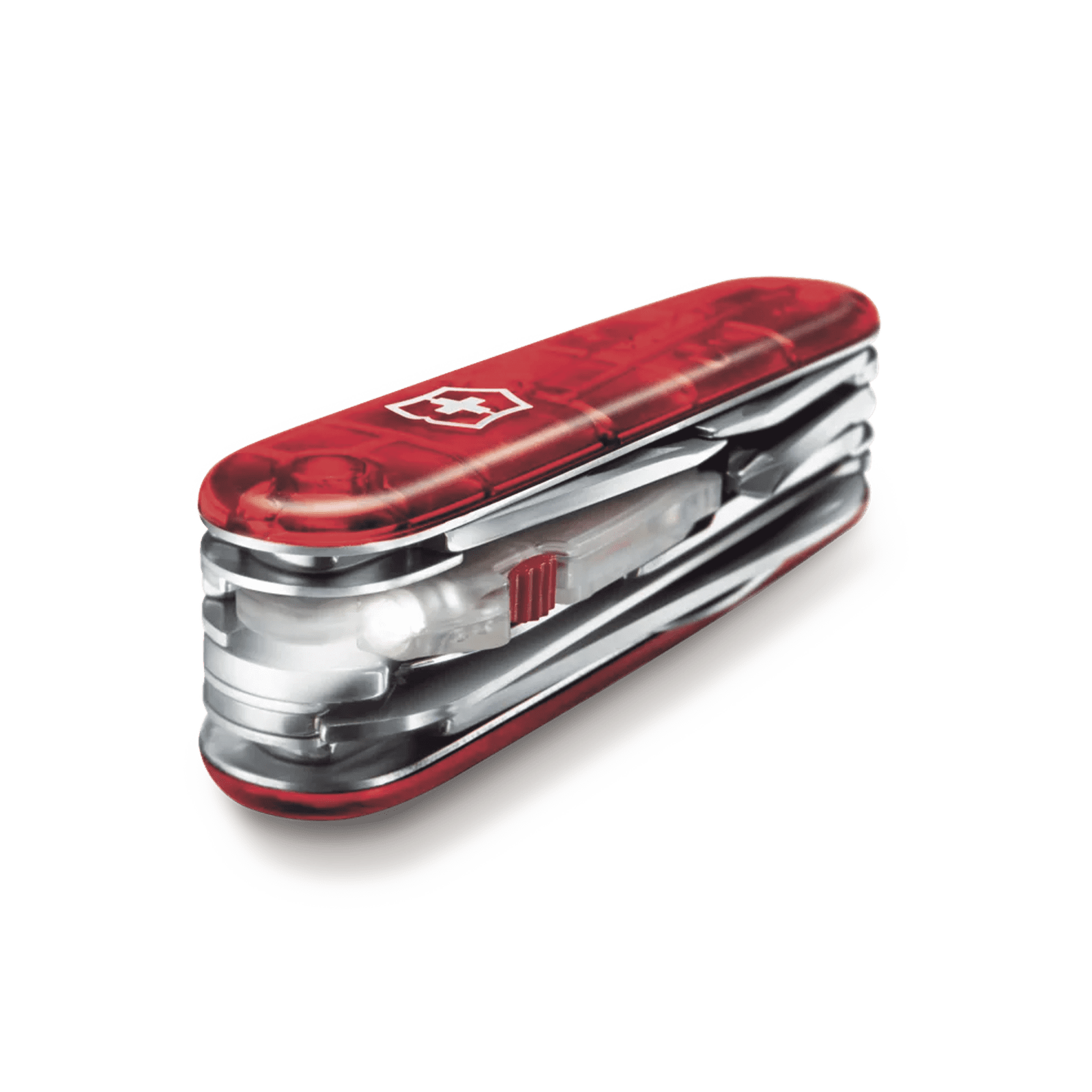Navaja Victorinox de Bolsillo Mediana Huntsman Lite de 21 Funciones con Luz LED 17915T - VICTORINOX
