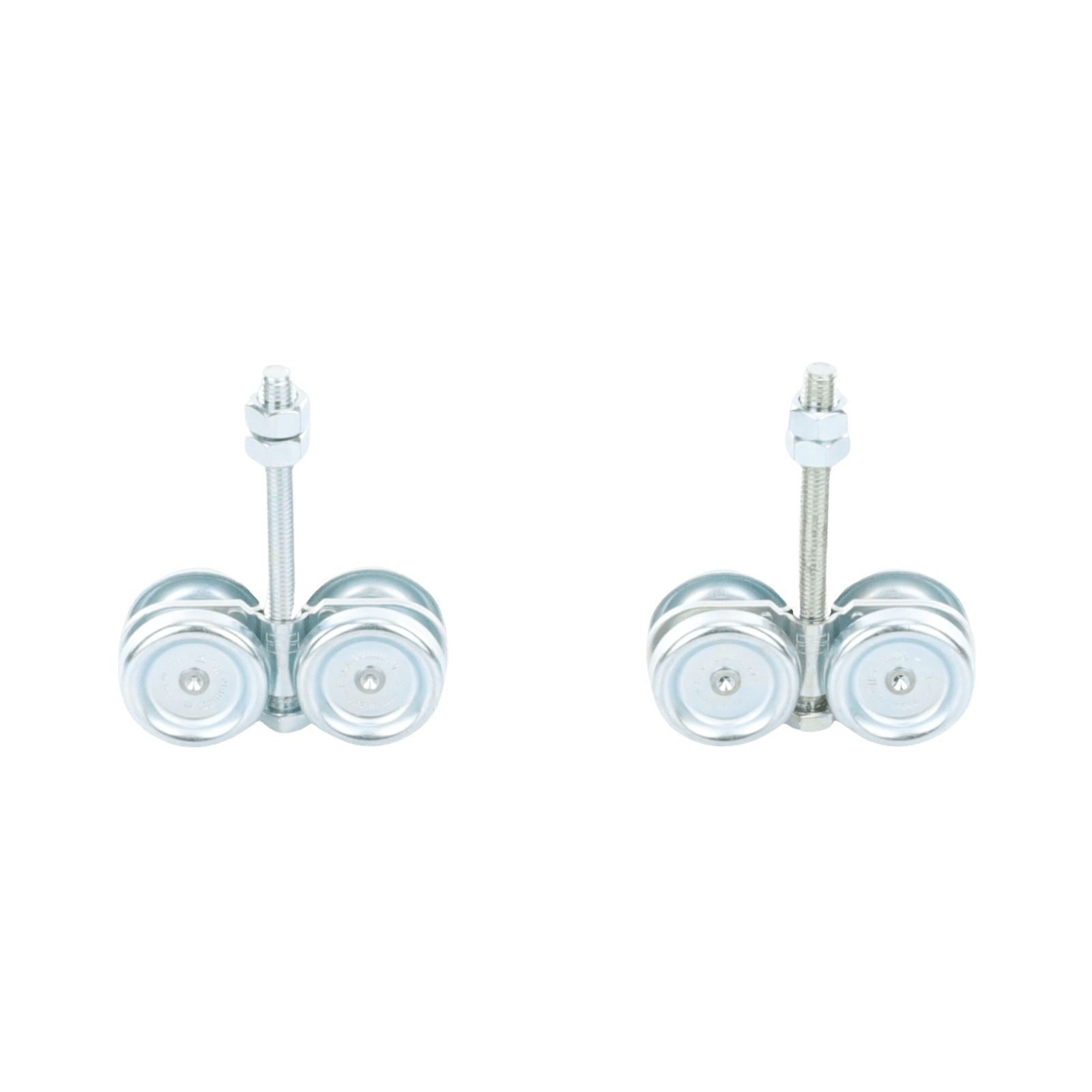 ECO KIT 4C – M / Kit de Carretillas de Cuatro Ruedas / Carga Soportada de 150 lbs / Incluye Dos Carretillas Para Puertas Colgantes 1991-8125 - COMUNELLO