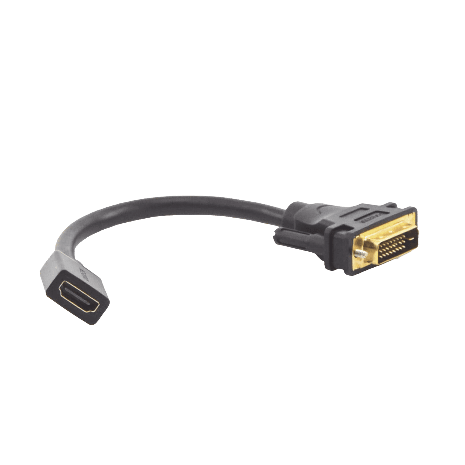 Convertidor DVI macho a HDMI Hembra | Bidireccional | DVI 24+1 | 1080P@60Hz | Cable de 22cm | Negro. 20118 - UGREEN