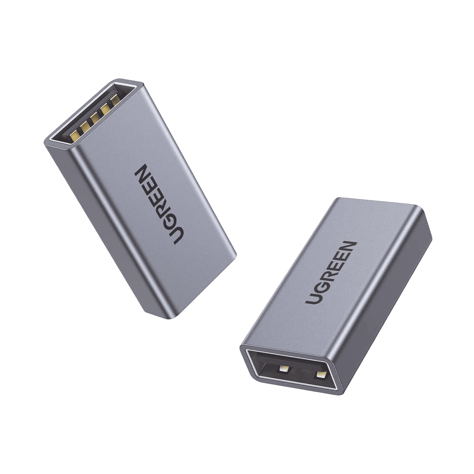 Adaptador USB-A hembra a USB-A hembra / USB 3.0 / Velocidades de Transferencia de Datos de hasta 5 Gbps / Carcasa de Aluminio / Compacto y Portátil / Plug & Play / Compatible con versiones anteriores de USB. 20119 - UGREEN