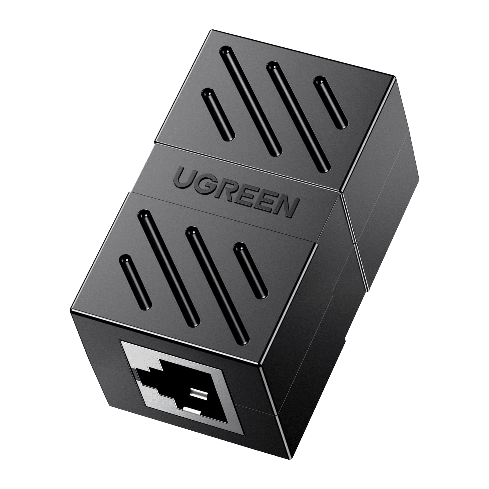 Acoplador (Extensor de Cable Ethernet RJ45 a RJ45) | 1000Mbps | Compatibilidad con Cat7 Cat6A Cat6 Cat5e | Compatible con POE | Ignífugo | ABS 20390 - UGREEN