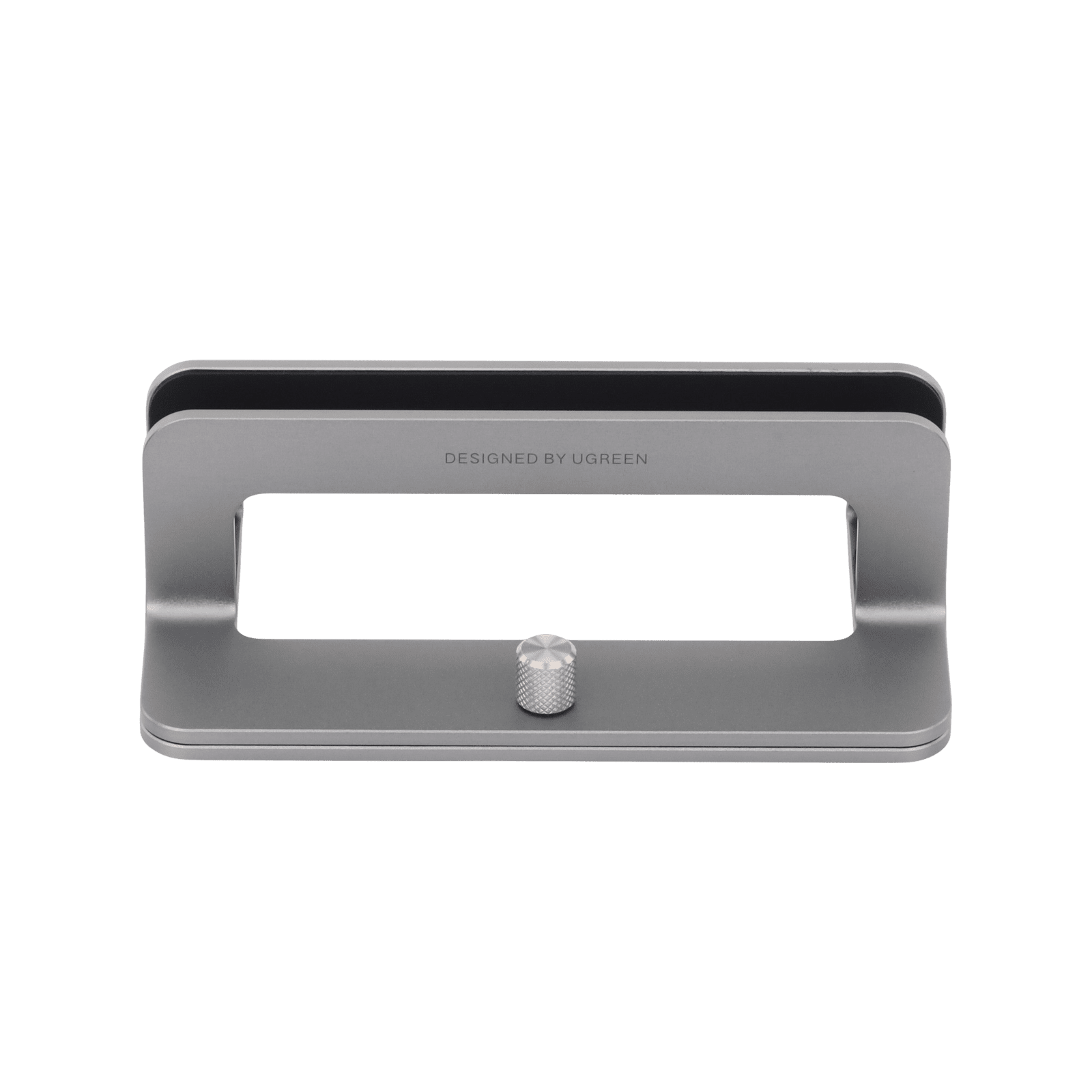 Soporte Vertical para Laptop / Adecuado para escritorio / Anchura Ajustable (12-26mm) / Amplia compatibilidad / Anti-Arañazos / Anti-Deslizante /Ajustable Mediante Tornillos / Color Plata / Aluminio + Silicona 20471 - UGREEN