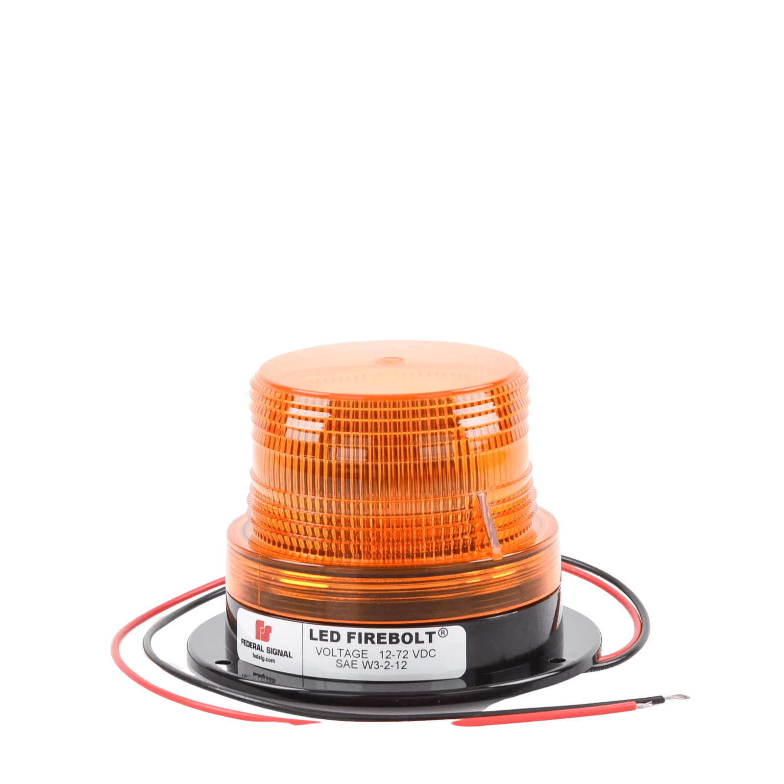 Estrobo ámbar FIREBOLT PLUS de tecnología LED, 12-72 Vcc 22025002 - FEDERAL SIGNAL