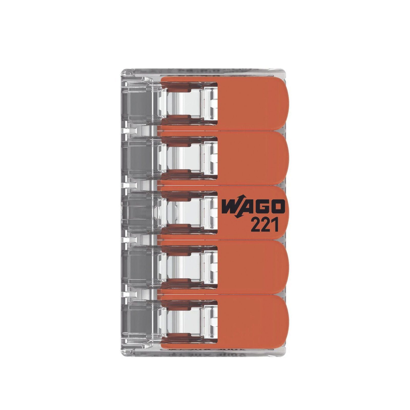 COMPACT Splicing Connectorfor all conductor types transparent 221-615 - WAGO