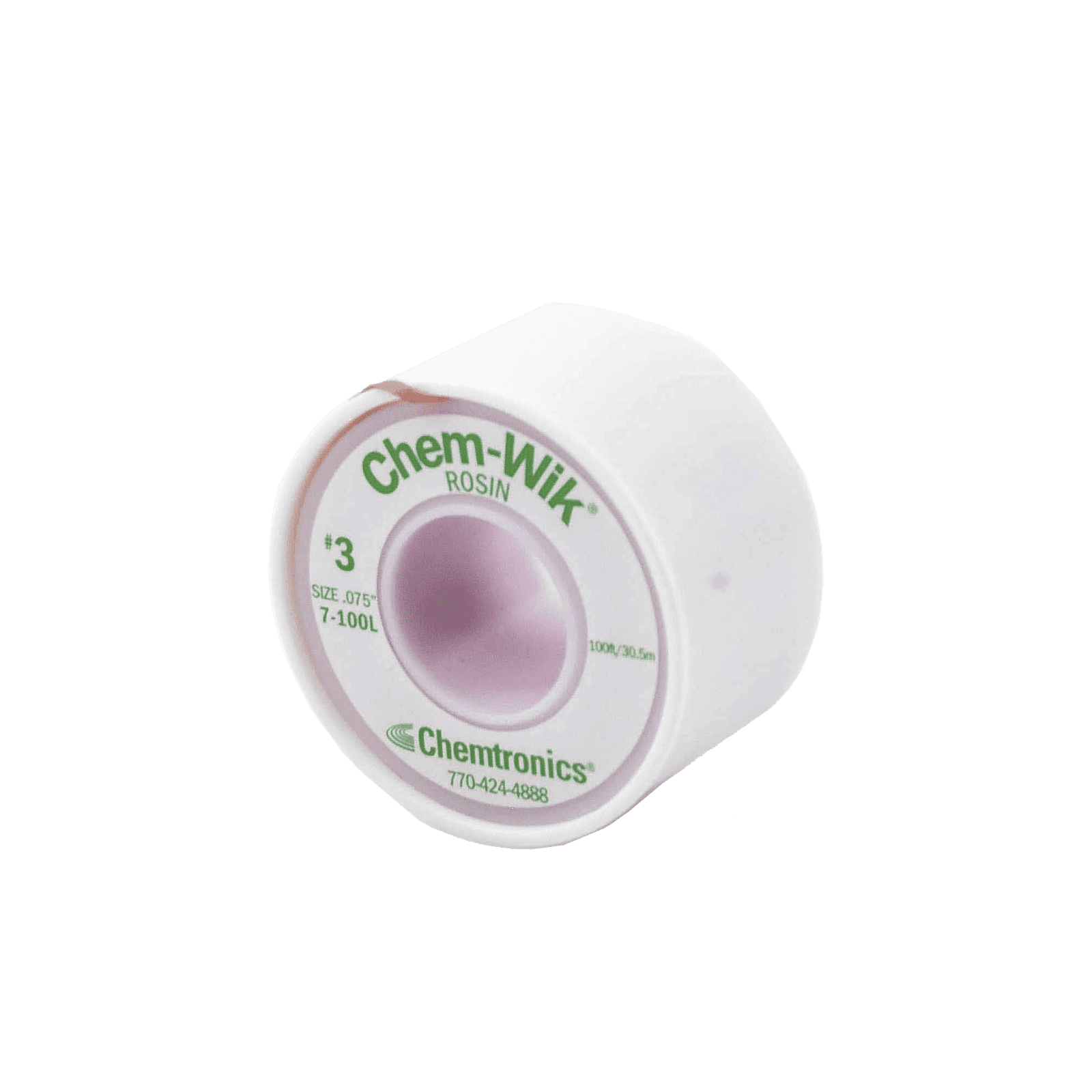 Rollo de Desoldar Chemtronics, 100 ft, 30 mts, 0.075 inches. 237-SO-086 - SYSCOM