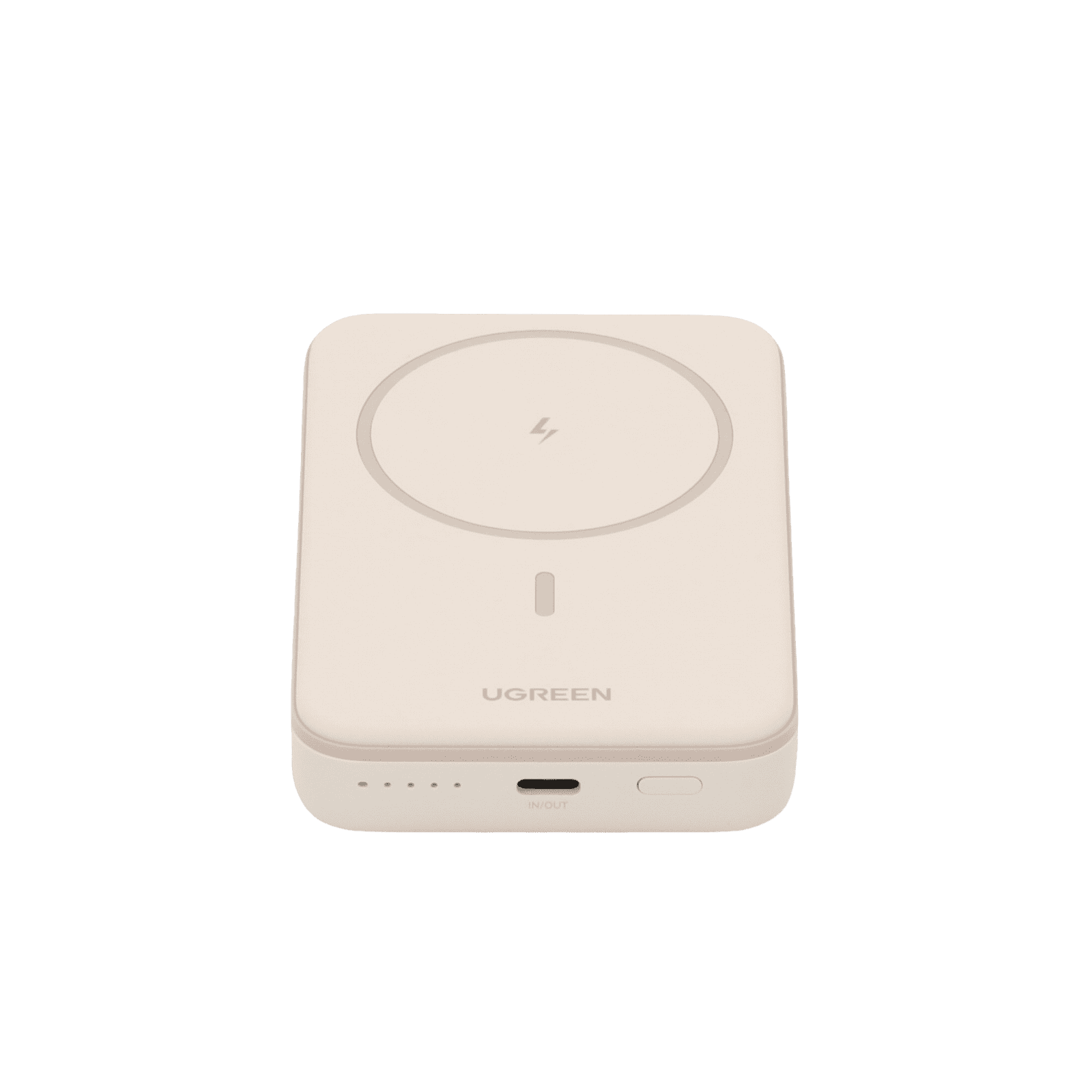 Power Bank MagSafe de 10000mAh | 20W | Carga Inalámbrica y por Cable USB-C | Sistema de Protección Inteligente | Tecnología de Carga Rápida | Ultra Delgado | Ultra ligero | Compatible con iPhone 15/14/13/12 | Color Beige. 25208 - UGREEN
