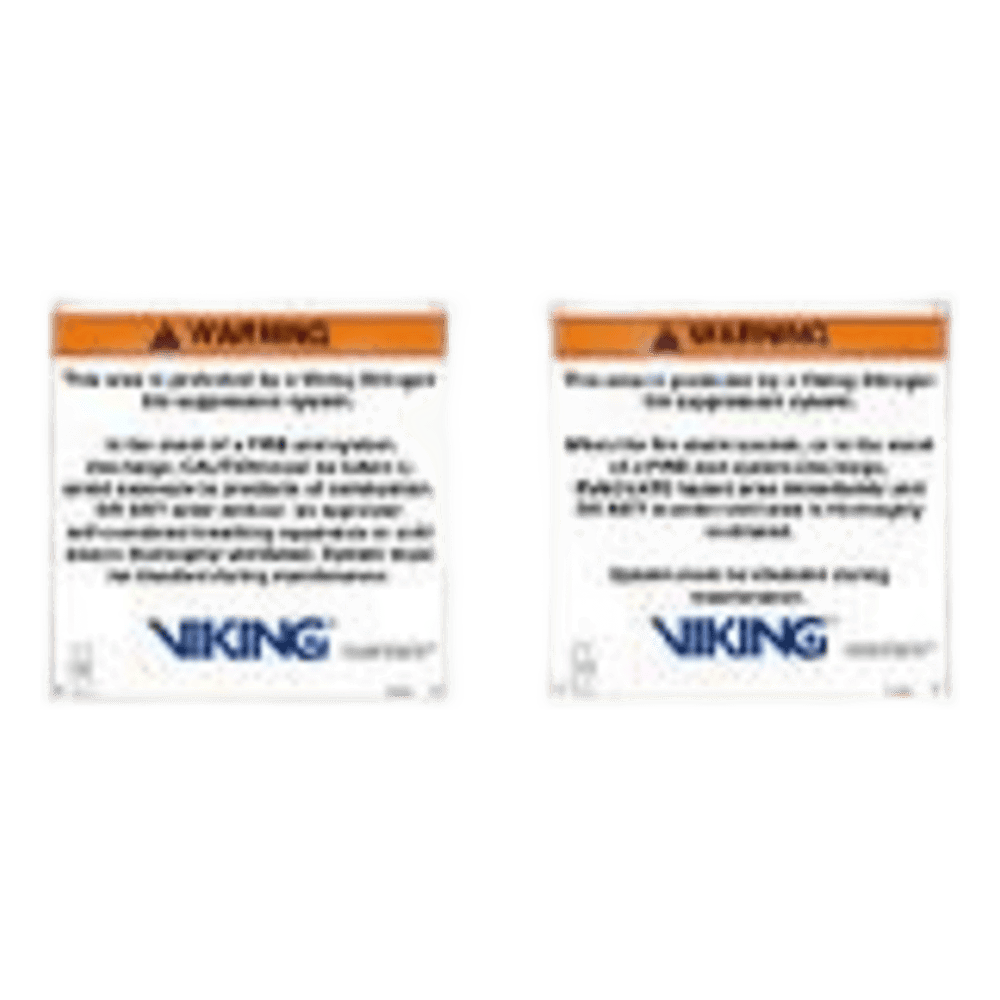 Sealamiento de Advertencia Almacenamiento de Cilindros | Sistemas de Extincin Oxeo 26407-S