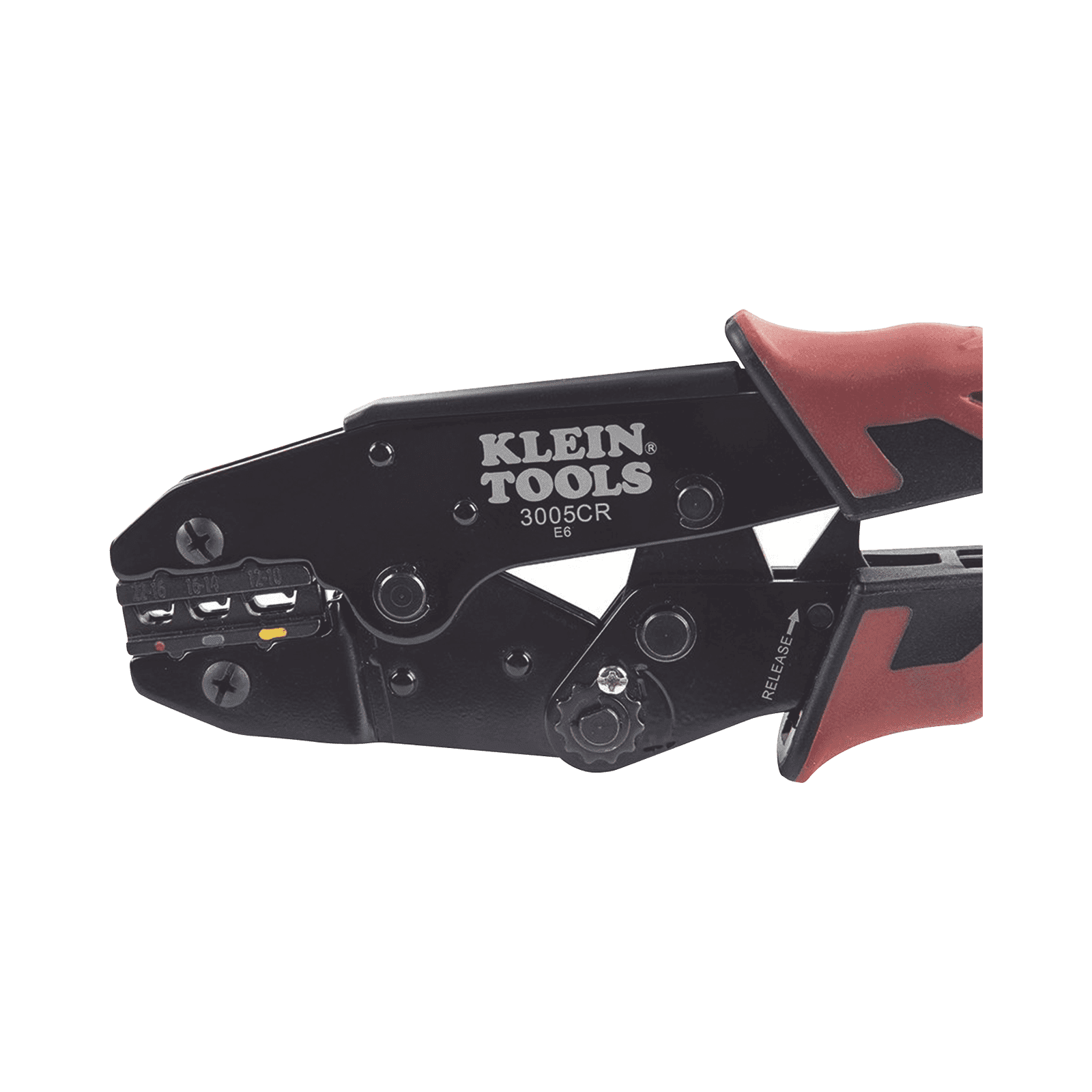Pinza Ponchadora para Terminales con Aislamiento en Cable de Cobre Sólido y Trenzado de 10-22 AWG. 3005-CR - KLEIN TOOLS