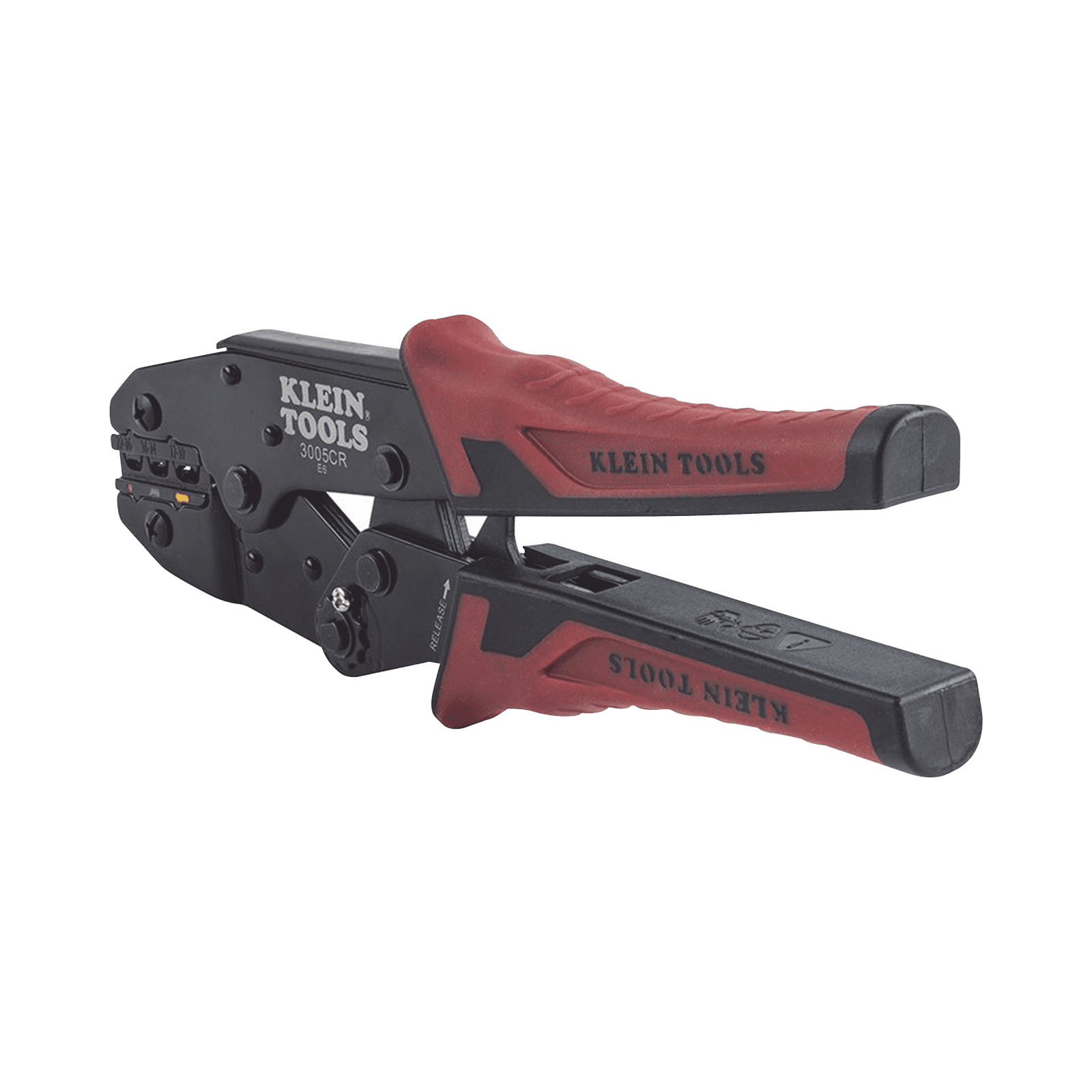 Pinza Ponchadora para Terminales con Aislamiento en Cable de Cobre Sólido y Trenzado de 10-22 AWG. 3005-CR - KLEIN TOOLS
