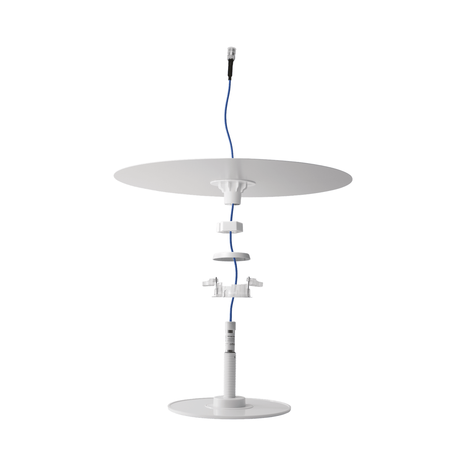 Antena Omnidireccional de Bajo Perfil Ultra Delgada con Reflector para Máxima Ganancia de 7dBi. Cubre bandas de celular 5G, 4G, 3G y WiFi de 608 a 2700 MHz. 314-406 - WILSONPRO / WEBOOST