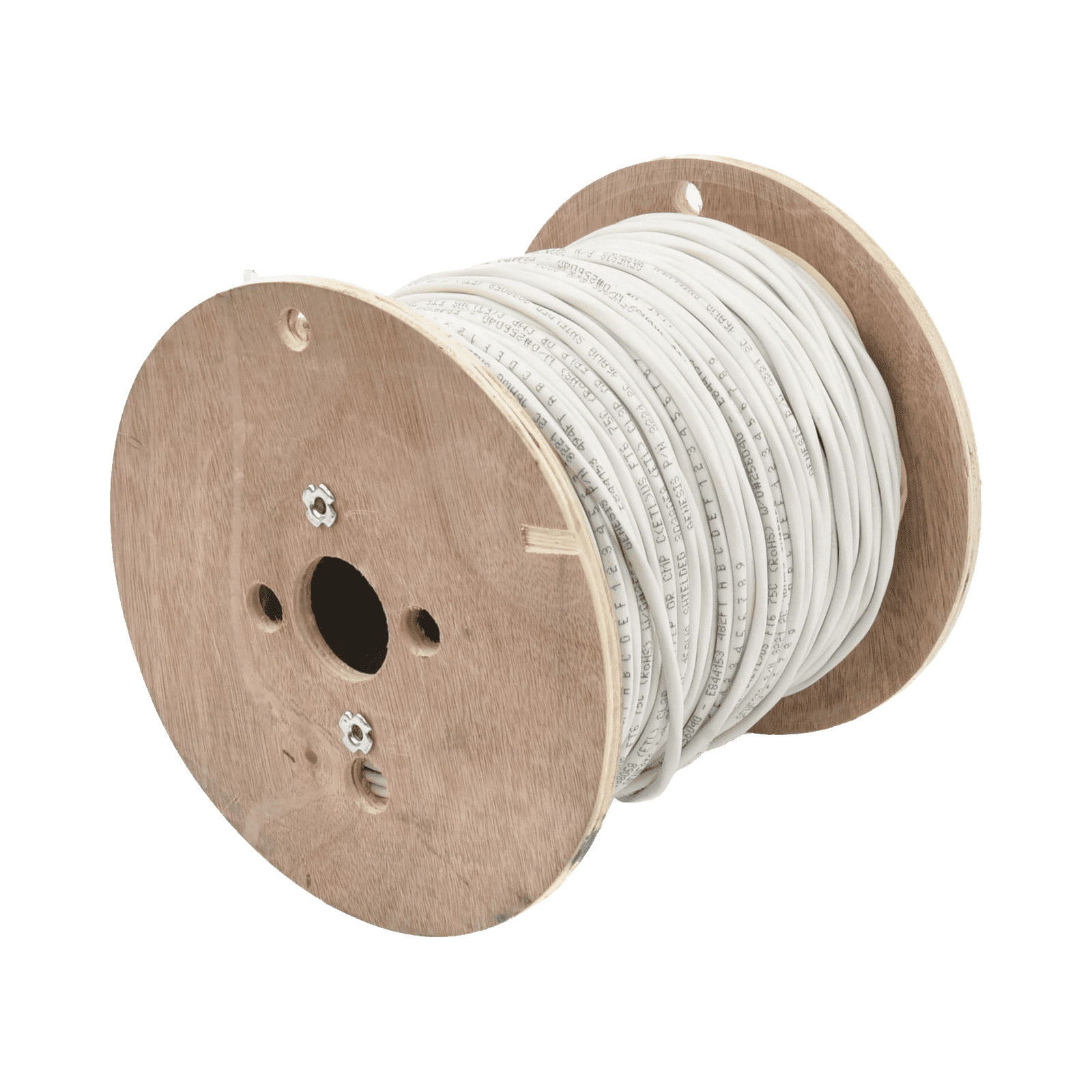 Bobina de 152 Metros de Cable / 2 x 16 AWG / BLINDADO / PLENUM / Color Blanco / Para Aplicaciones de Audio, Seguridad y Control 3221-5012 - GENESIS