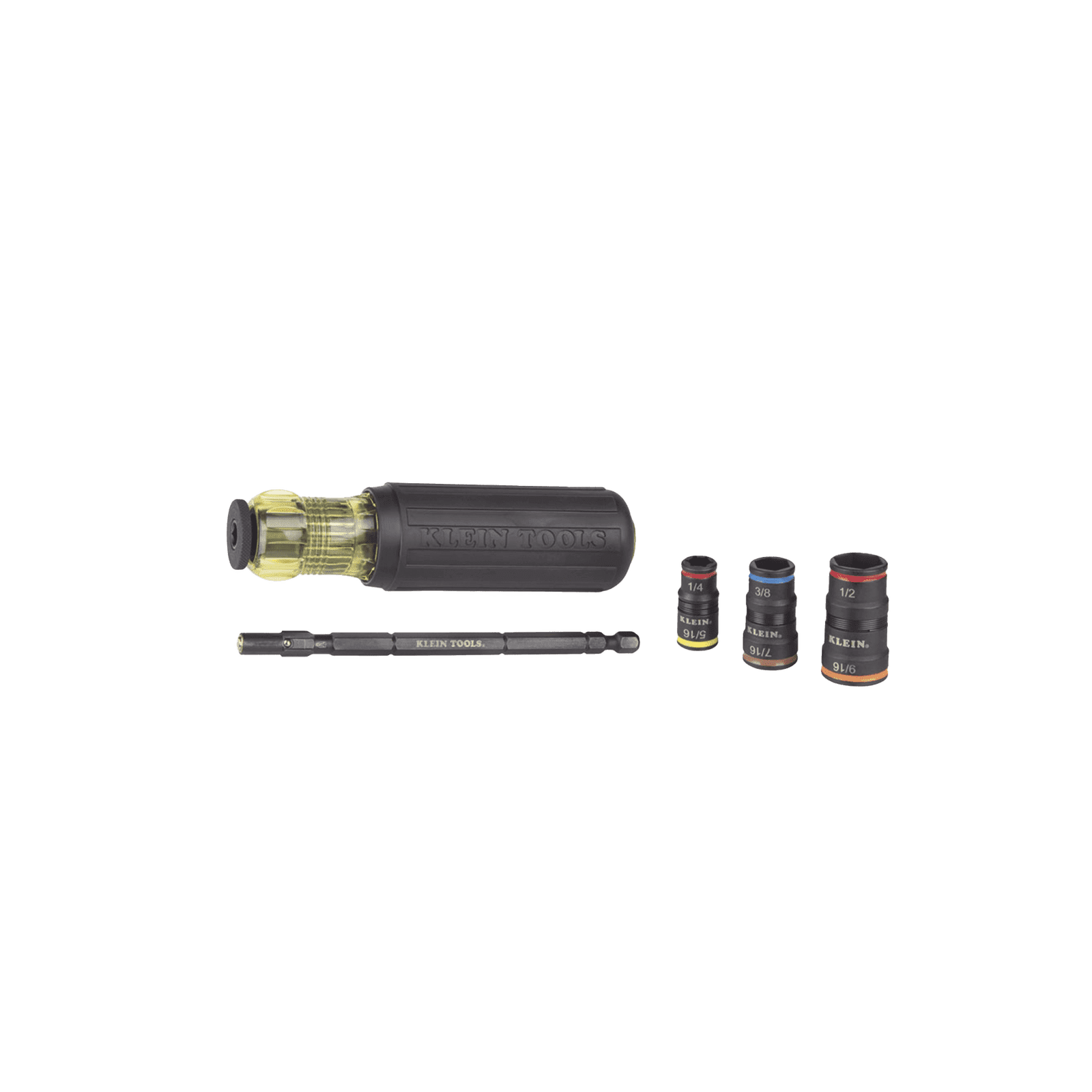Juego de Dados Girados Resistentes al Impacto 7 en 1 con Mango 32910 - KLEIN TOOLS