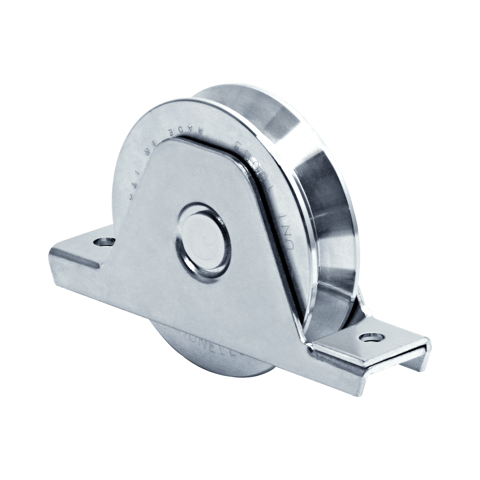 336V – Rueda de 16 cm / Capacidad Para Puertas de Hasta 640 kg / Canal Tipo “V” 1151-4570-001 - COMUNELLO