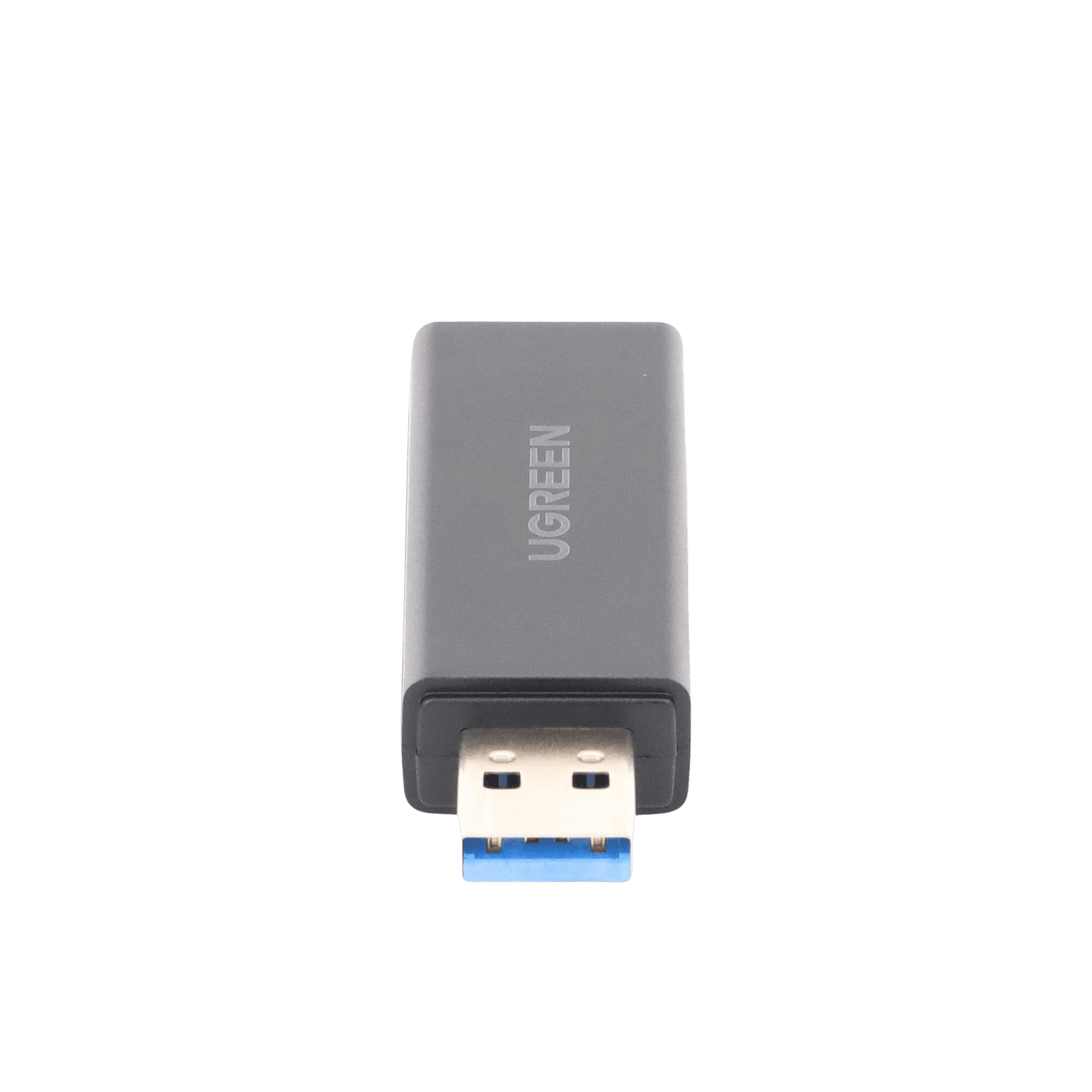 Lector de tarjetas SD portátil USB 3.0 de doble ranura / adaptador de tarjeta de memoria flash concentrador para TF SD Micro SD SDXC SDHC MMC RS-MMC Micro SDXC Micro SDHC UHS-I 40752 - UGREEN