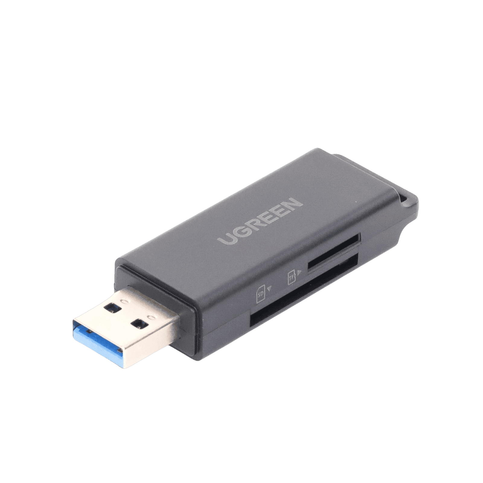 Lector de tarjetas SD portátil USB 3.0 de doble ranura / adaptador de tarjeta de memoria flash concentrador para TF SD Micro SD SDXC SDHC MMC RS-MMC Micro SDXC Micro SDHC UHS-I 40752 - UGREEN
