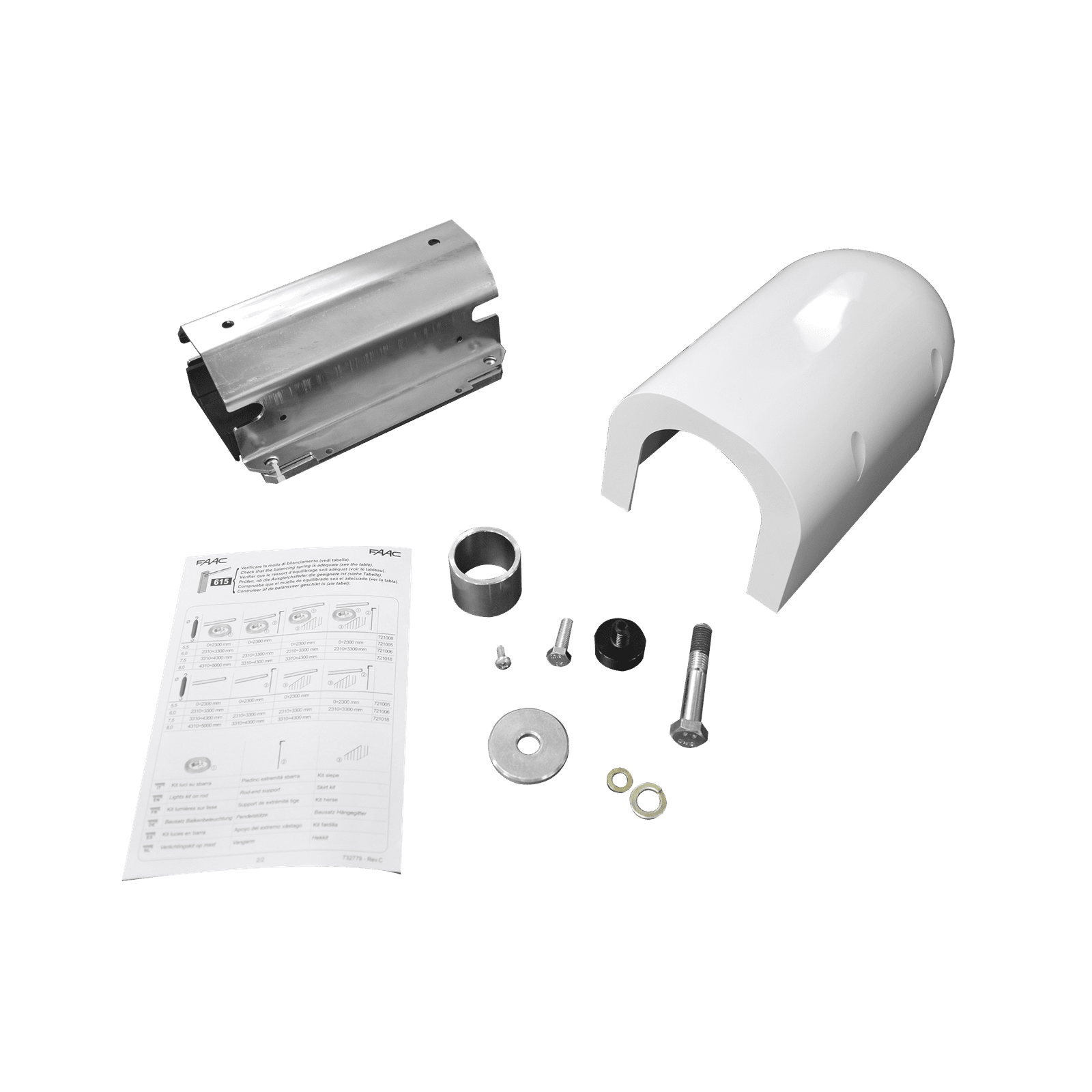 ENGANCHE TIPO S PARA BARRERAS FAAC 620 615 428445 - FAAC