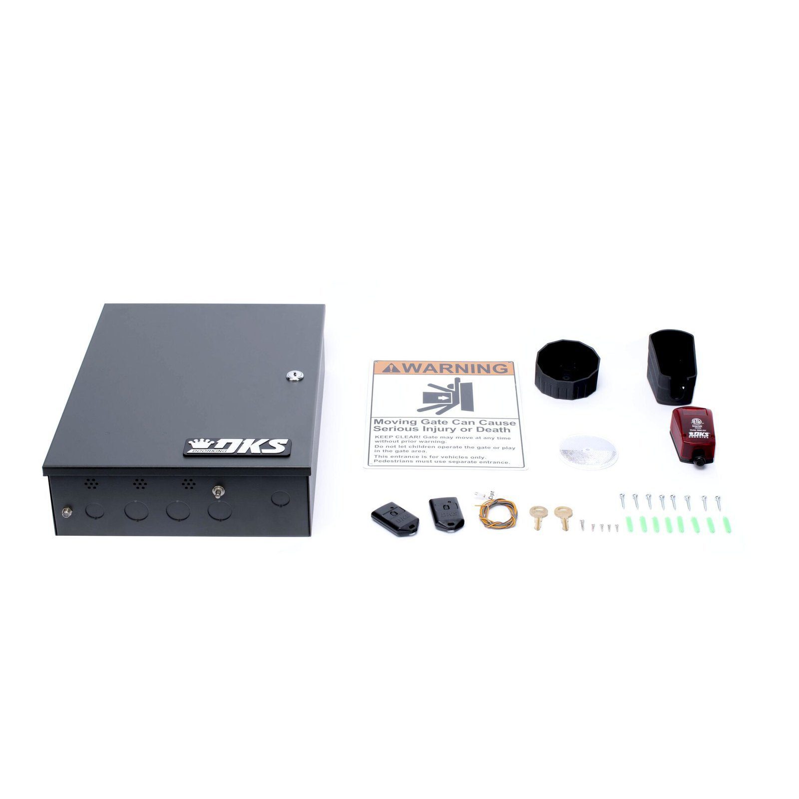 Cuadro de Mando Para Operadores Abatibles Doorking 6006-380 / Soporta Respaldo de Baterias 4302-311 - DKS DOORKING