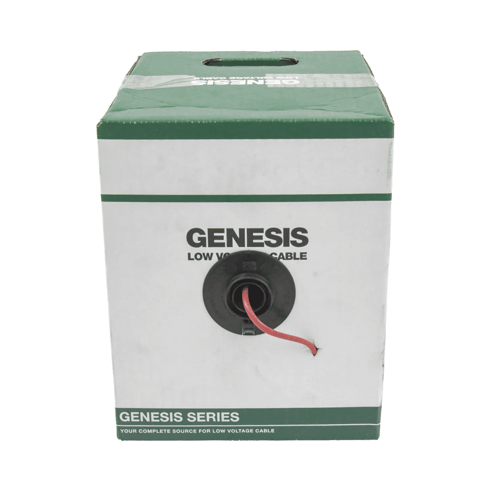 Bobina de 152 Metros de Alambre / 2 x 18 AWG / Resistente al Fuego / Color Rojo / Tipo FPLR- CL3R – C(UL) -FT4 / Para Sistemas Contra Incendio o Sistemas de Evacuación 4306-5504/500 - GENESIS