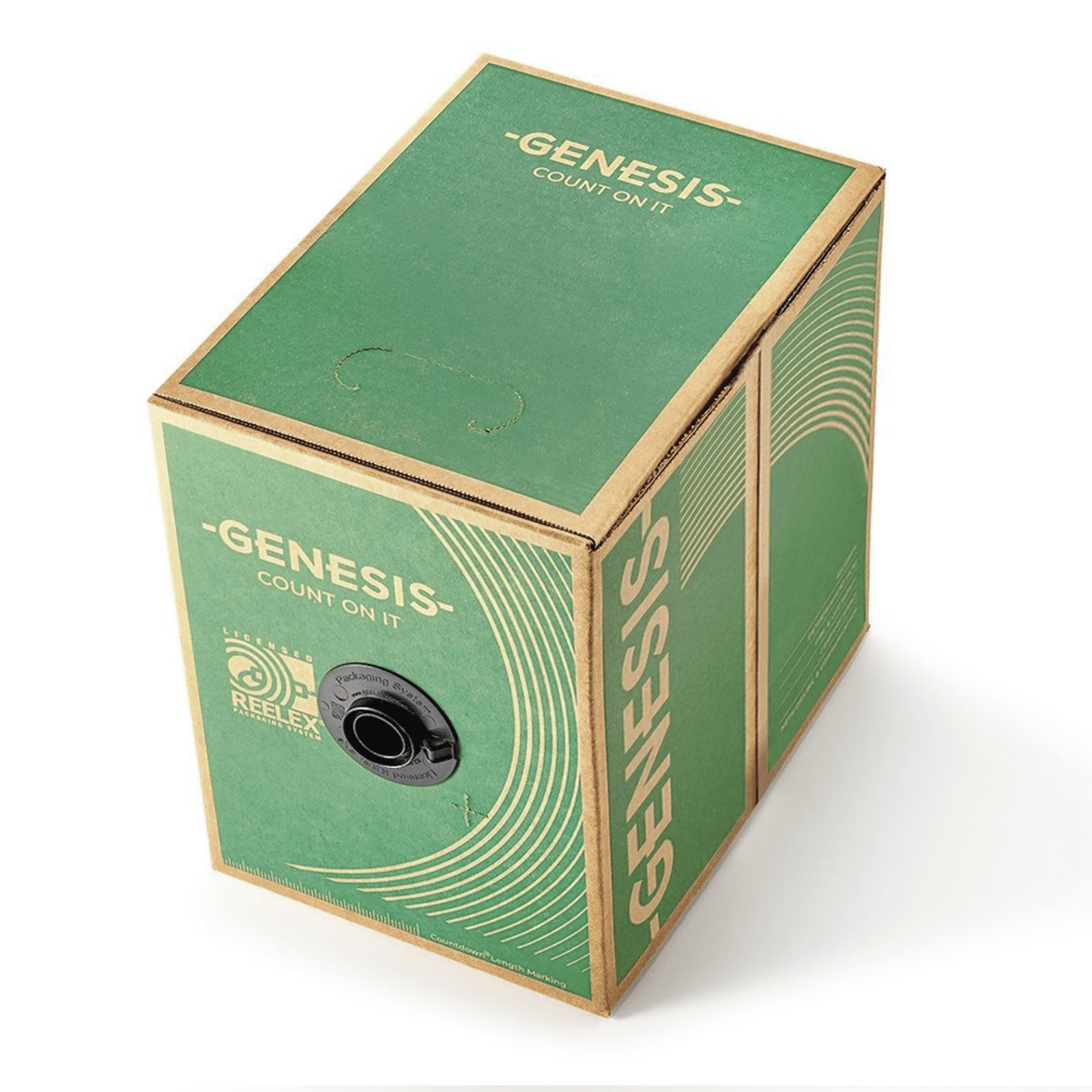 Bobina de 305 Metros de Alambre / 2 x 18 AWG / BLINDADO / Tipo FPLR / Color Rojo / Para Aplicaciones en Sistemas de Detección de Incendio y Sistemas de Evacuación 4402-1104 - GENESIS