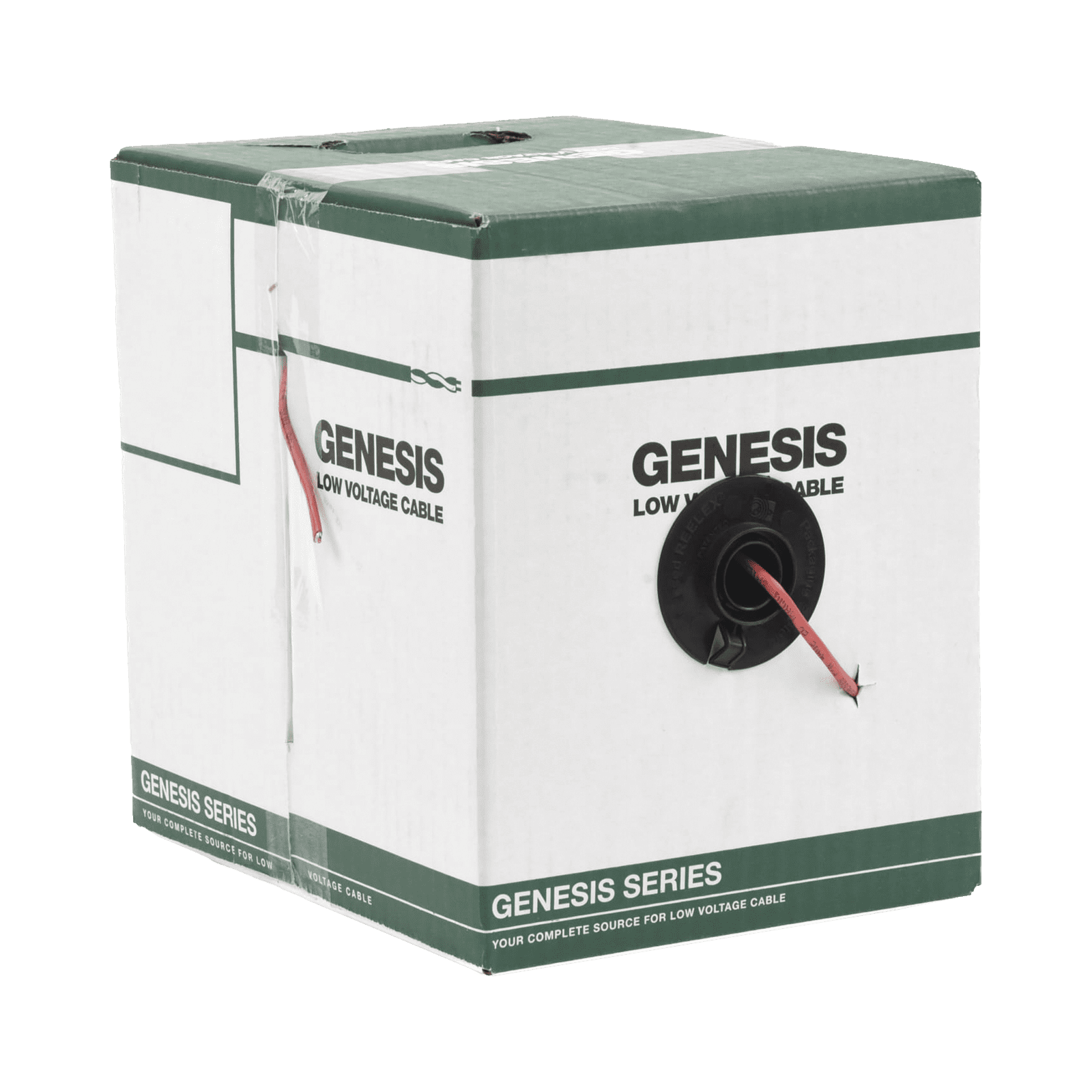 Bobina de 152 Metros de Alambre / 2 x 18 AWG / BLINDADO / Tipo FPLR / Color Rojo / Para Aplicaciones en Sistemas de Detección de Incendio y Sistemas de Evacuación 4402-5504 - GENESIS