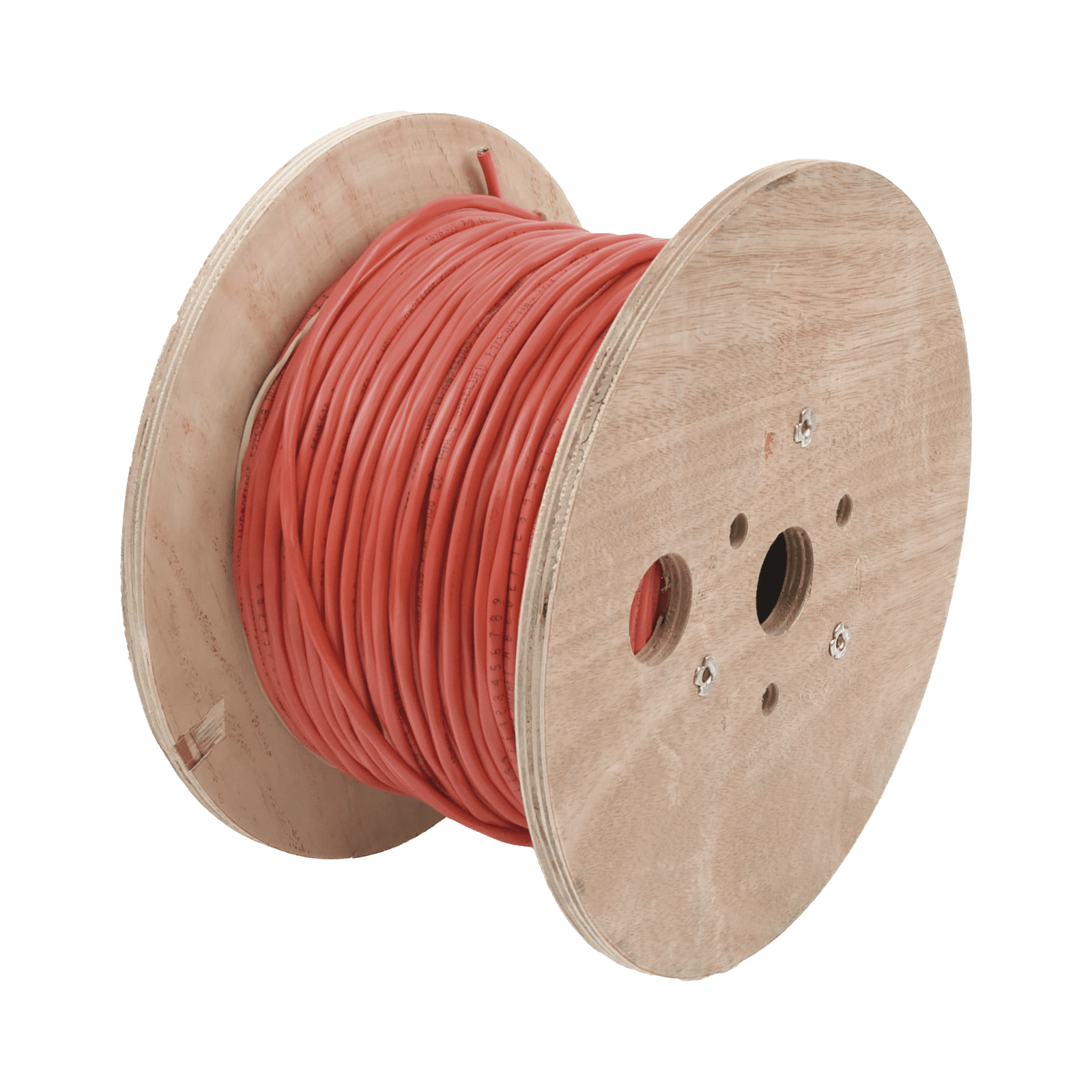 Bobina de 152 Metros de Alambre / 2 x 14 AWG / BLINDADO / Tipo FPLR / Color Rojo / Para Aplicaciones en Sistemas de Detección de Incendio y Sistemas de Evacuación 4408-5004 - GENESIS