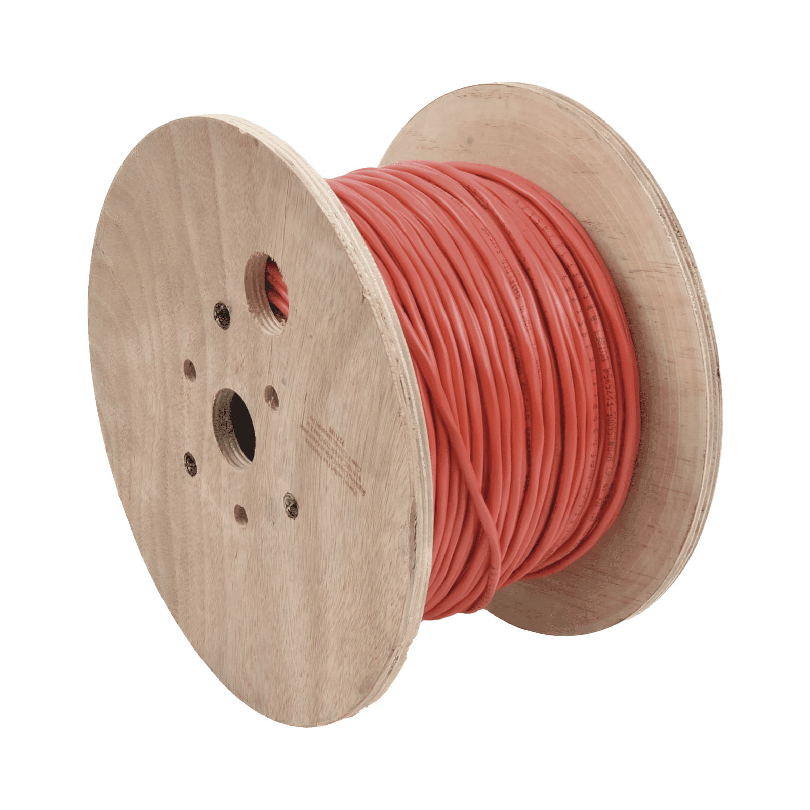 Bobina de 152 Metros de Alambre / 2 x 14 AWG / BLINDADO / Tipo FPLR / Color Rojo / Para Aplicaciones en Sistemas de Detección de Incendio y Sistemas de Evacuación 4408-5004 - GENESIS