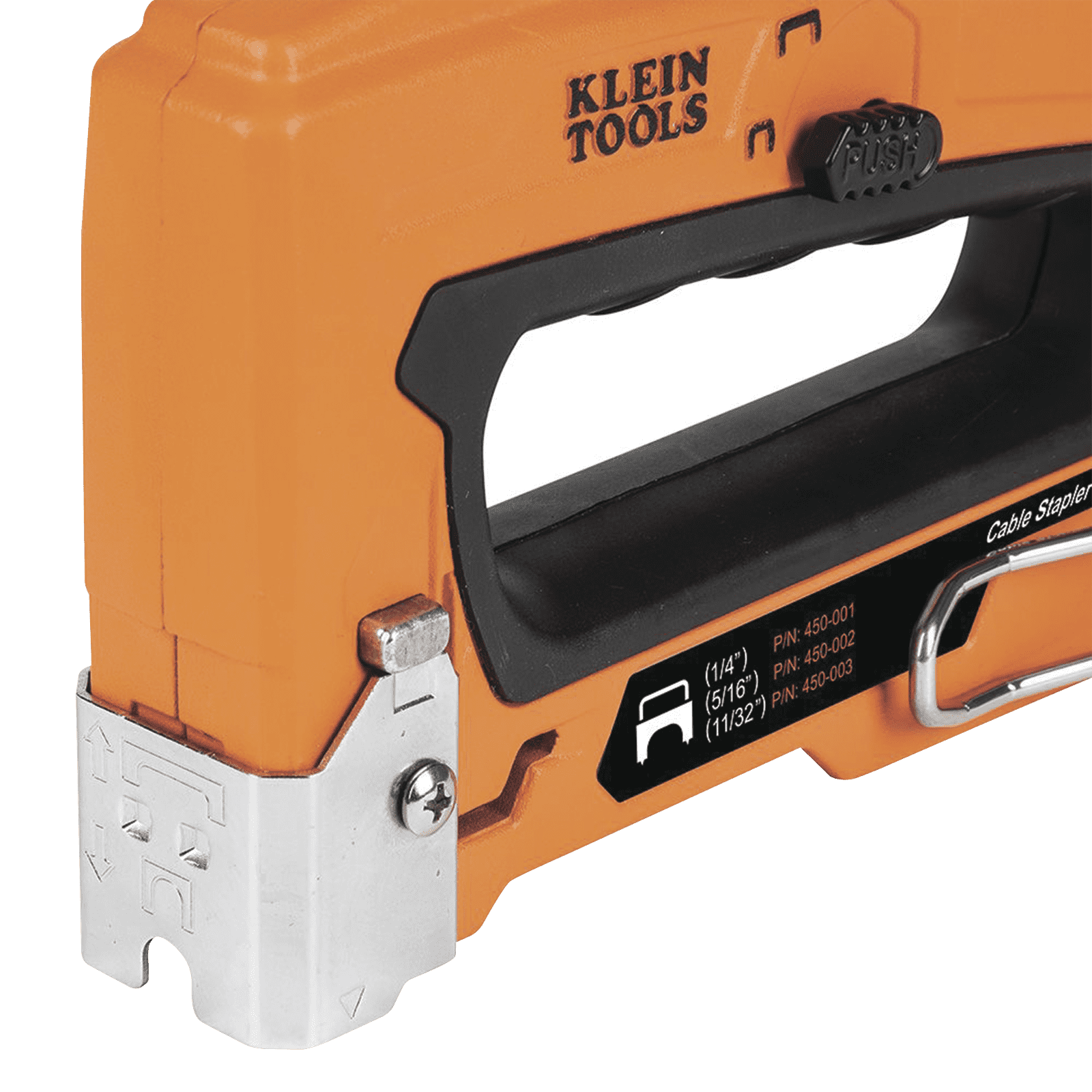 Grapadora para Cables de Voz, Datos y Video (UTP) a Madera / Tablaroca. Compatible con grapas 450-001, 450-002, 450-003 450-100 - KLEIN TOOLS