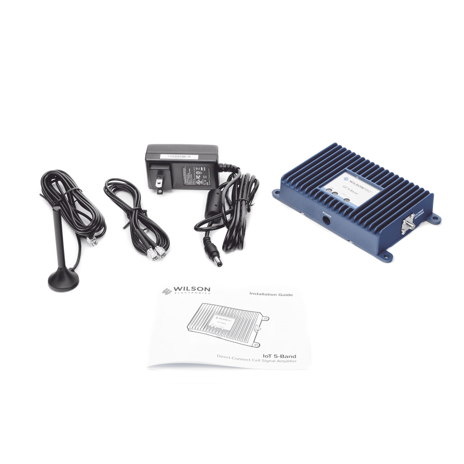 Kit Amplificador de señal celular 4G LTE y 3G de conexión directa. Especial para router, comunicador o módem celular IoT / M2M con conexión SMA hembra. Soporta un dispositivo y múltiples operadores. 460-119 - WILSONPRO / WEBOOST