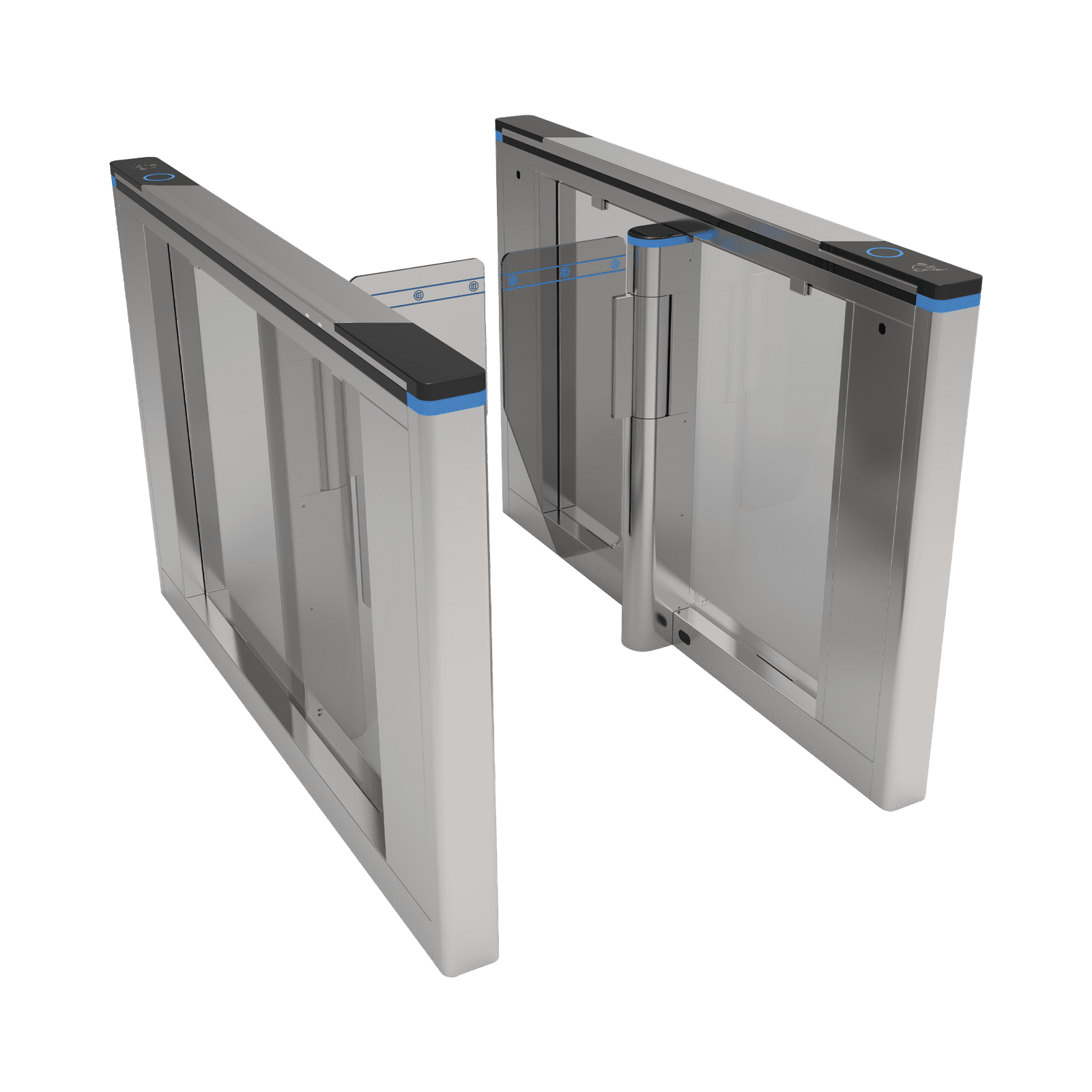 5,000,000 de Ciclos Garantizados/ Torniquete Óptico Bidireccional  / El Más Estético / Hojas de Acrílico. AP-4000HD - AccessPRO