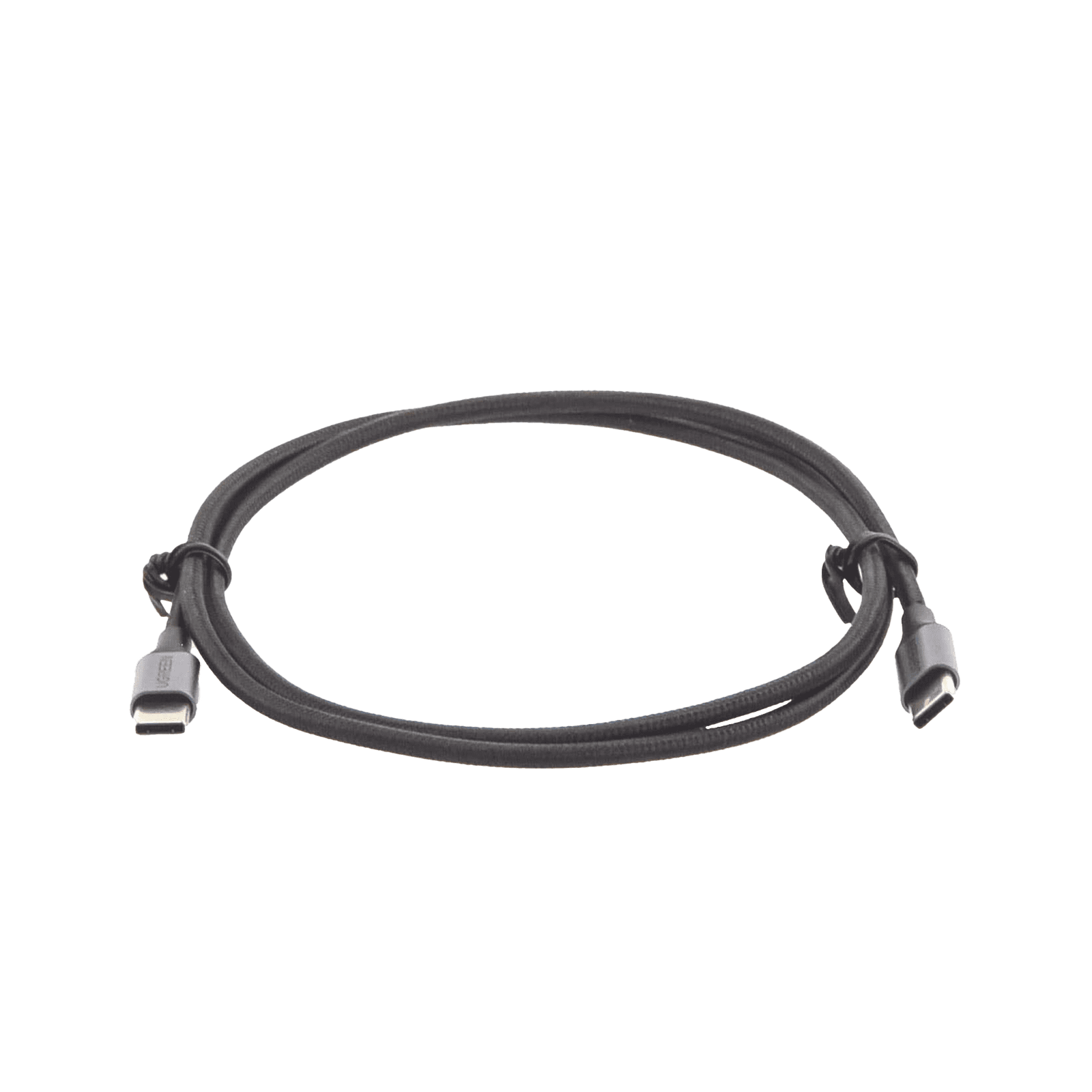Cable USB-C a USB-C | 1 Metro | Transferencia de datos de 480 Mbps | Carga Rápida de hasta 60W | QC 4.0/3.0/2.0 | PD3.0 | FPC | AFC | Protección Integrada | Caja de Aluminio | Nylon Trenzado | Color Negro. 50150 - UGREEN