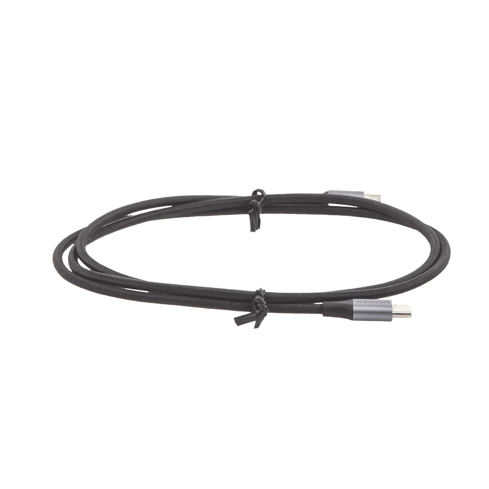 Cable USB-C a USB-C | 1 Metro | Transferencia de datos de 480 Mbps | Carga Rápida de hasta 60W | QC 4.0/3.0/2.0 | PD3.0 | FPC | AFC | Protección Integrada | Caja de Aluminio | Nylon Trenzado | Color Negro. 50150 - UGREEN