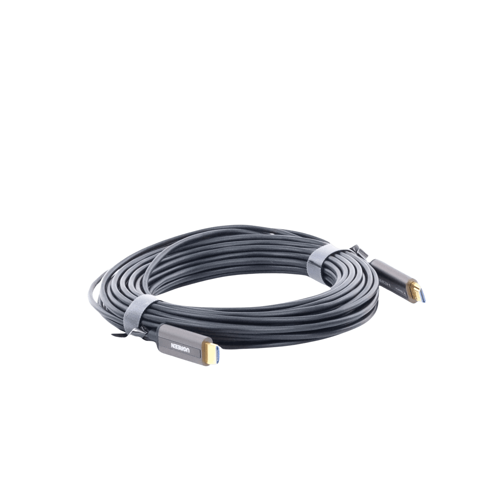 Cable HDMI de 15 Metros por Fibra Óptica 4K@60Hz | Fibra de 4 núcleos + Cobre estañado de 7 núcleos | Compatible con HDMI 2.0 | Alta velocidad 18 Gbps | 3D | HDR | Carcasa de Zinc | Premium | 2 Años de Garantía. 50215 - UGREEN