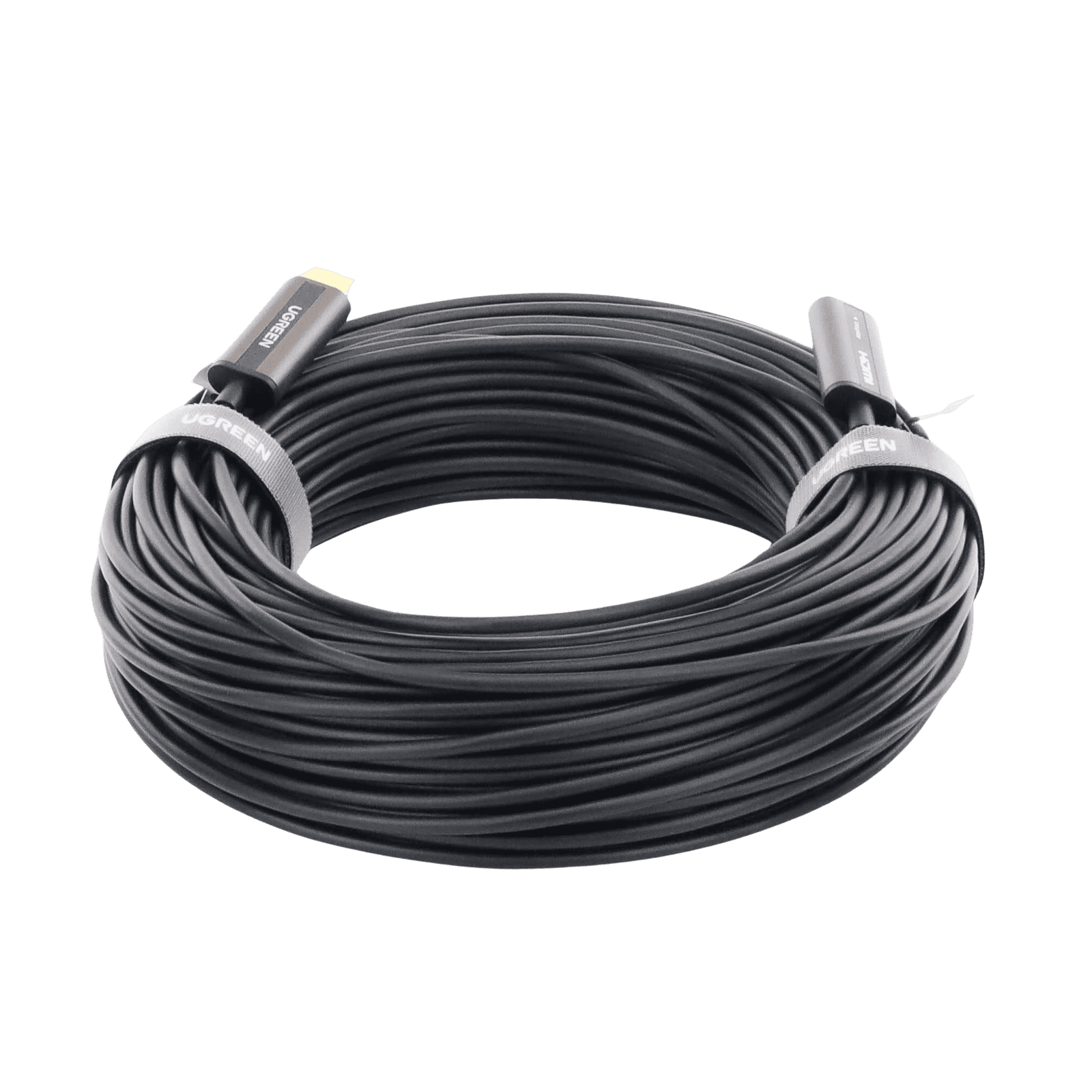 Cable HDMI de 50 Metros por Fibra Óptica 4K@60Hz | Fibra de 4 núcleos + Cobre estañado de 7 núcleos | Compatible con HDMI 2.0 | Alta velocidad 18 Gbps | 3D | HDR | Carcasa de Zinc | Premium | 2 Años de Garantía. 50219 - UGREEN