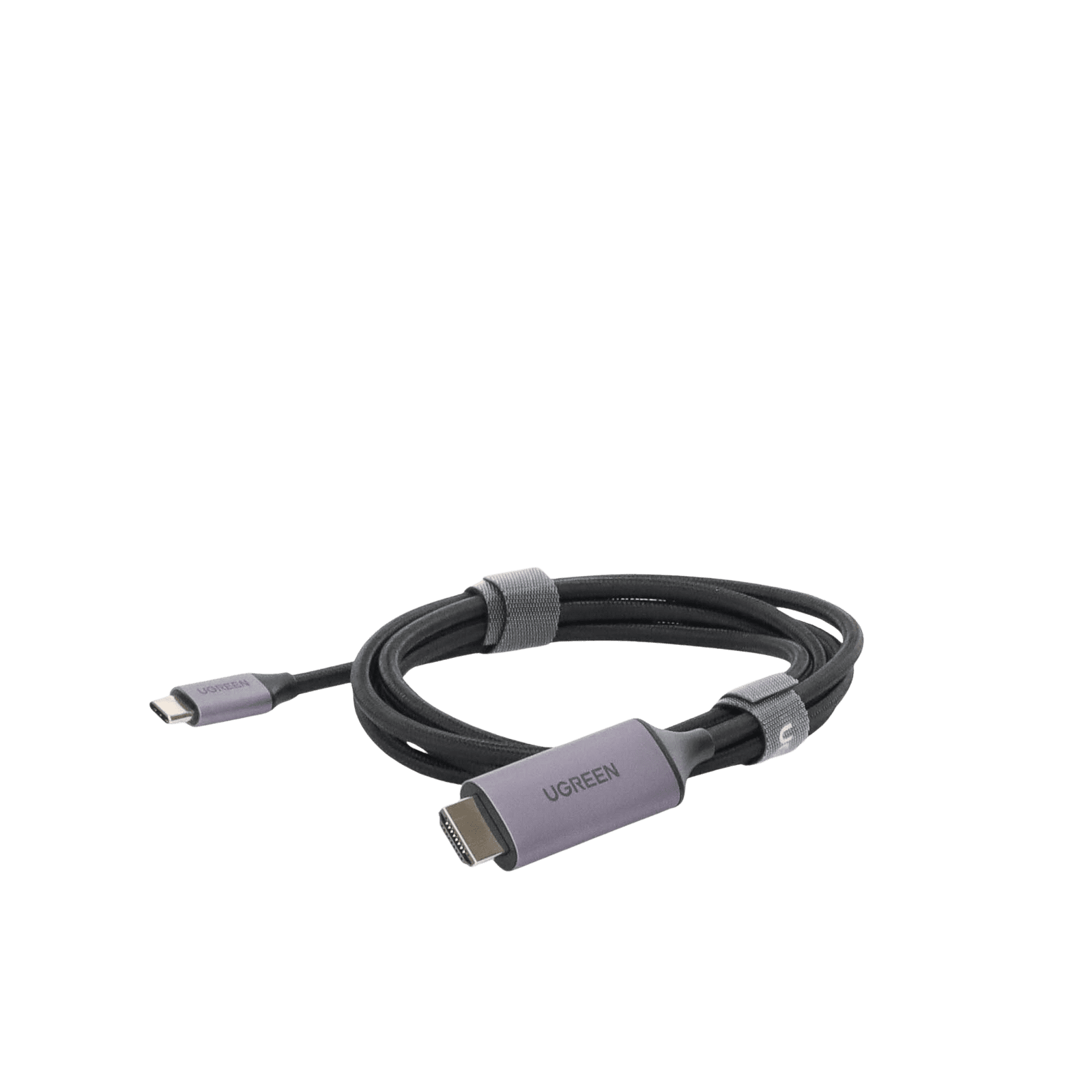 Cable USB-C 3.1 a HDMI 4K | 1.5m | Compatible con Thunderbolt 3 & 4 | Adaptador Tipo-C a HDMI | 4k@60Hz | Soporta Modo Espejo y Modo Extendido | Carcasa de Aluminio | Nylon Trenzado | Conector Niquelado | Blindaje Multicapa. 50570 - UGREEN