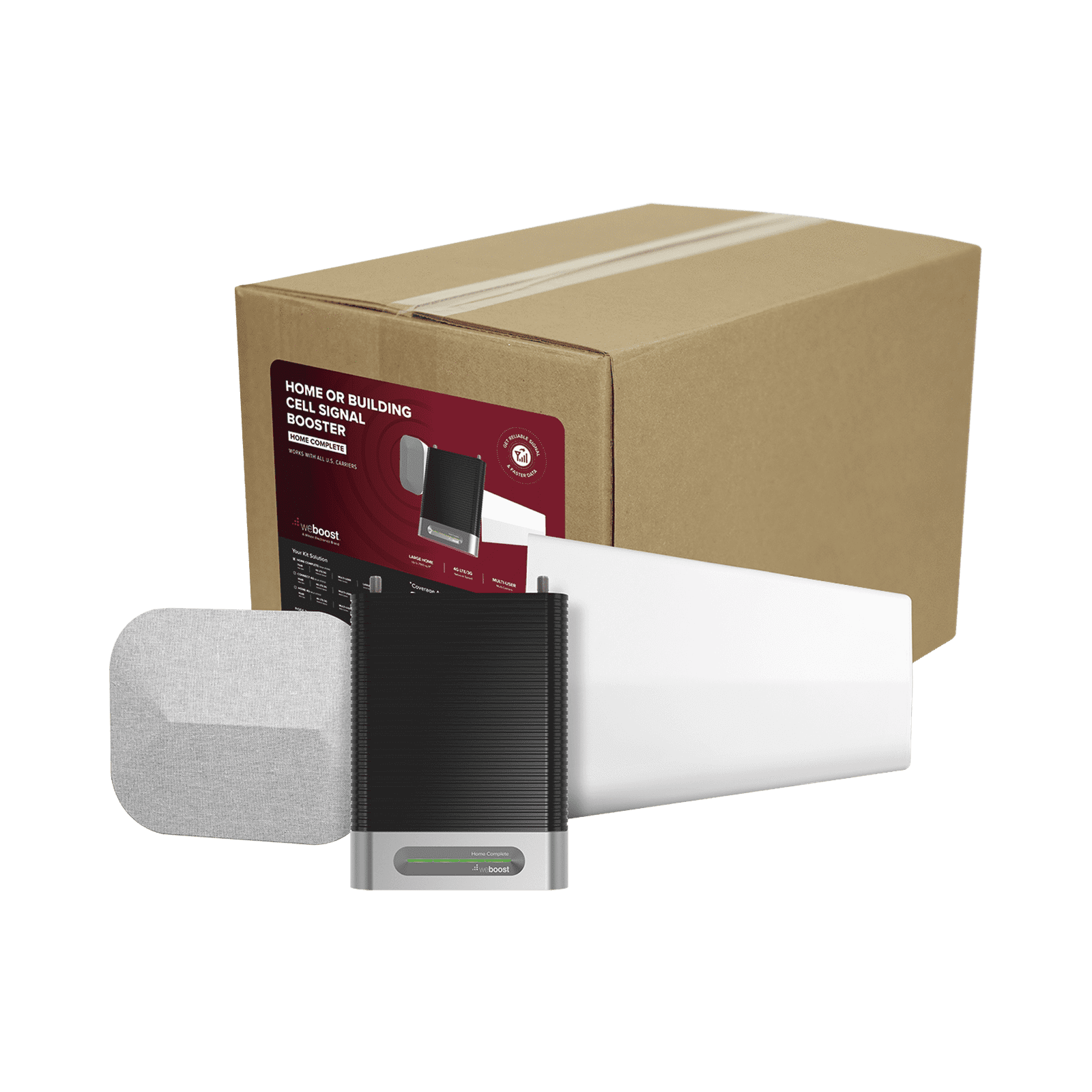 KIT Amplificador de Señal Celular, HOME COMPLETE | Mejora la Señal Celular de todos los Operadores | Cubre áreas de hasta 1200 m² 530-145 - WILSONPRO / WEBOOST