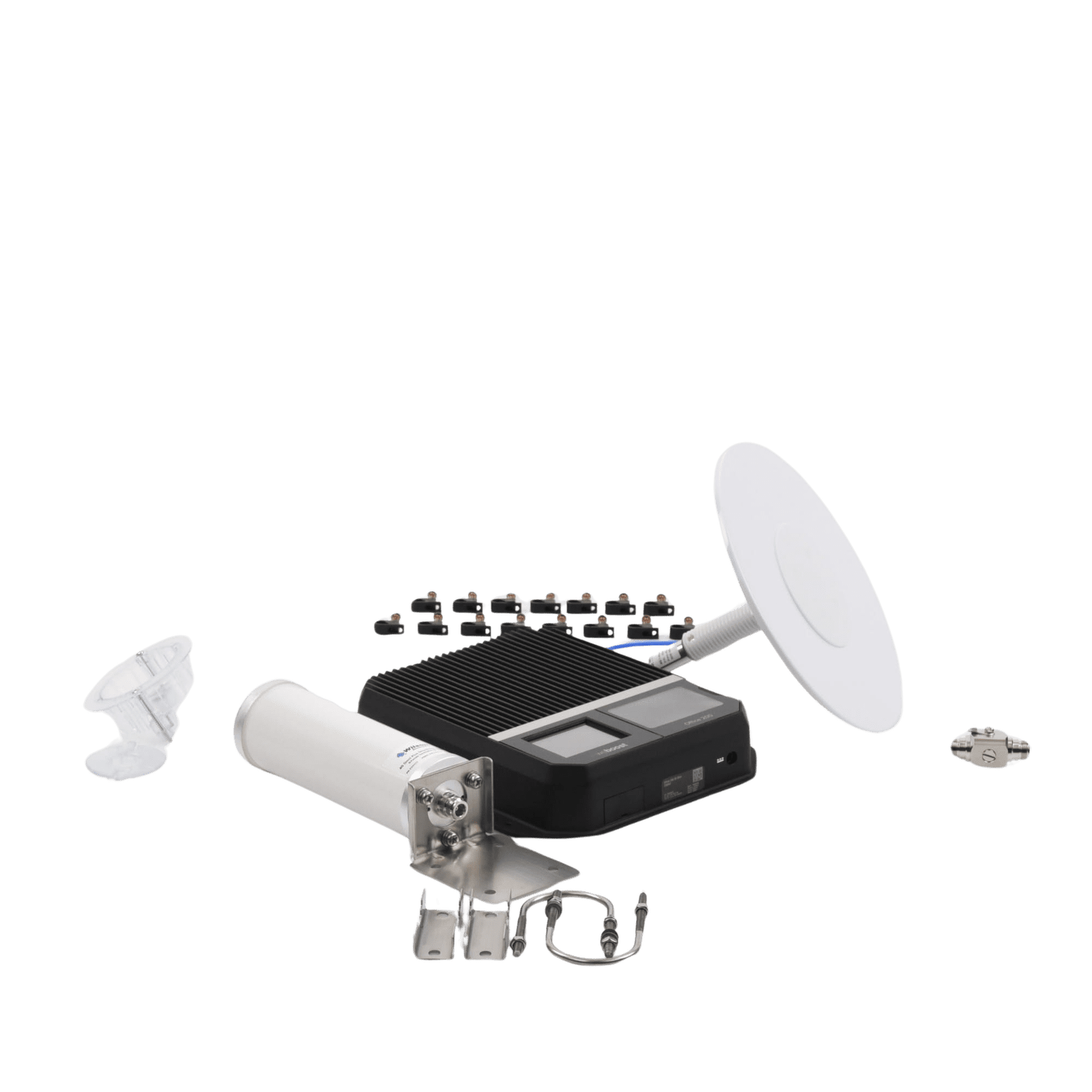 KIT Amplificador de señal celular 4G LTE, 3G y VOZ. Especial para cubrir áreas de hasta 1600 m² por ser de grado comercial e industrial. Soporta múltiples operadores, tecnologías y usuarios. 531-047 - WILSONPRO / WEBOOST
